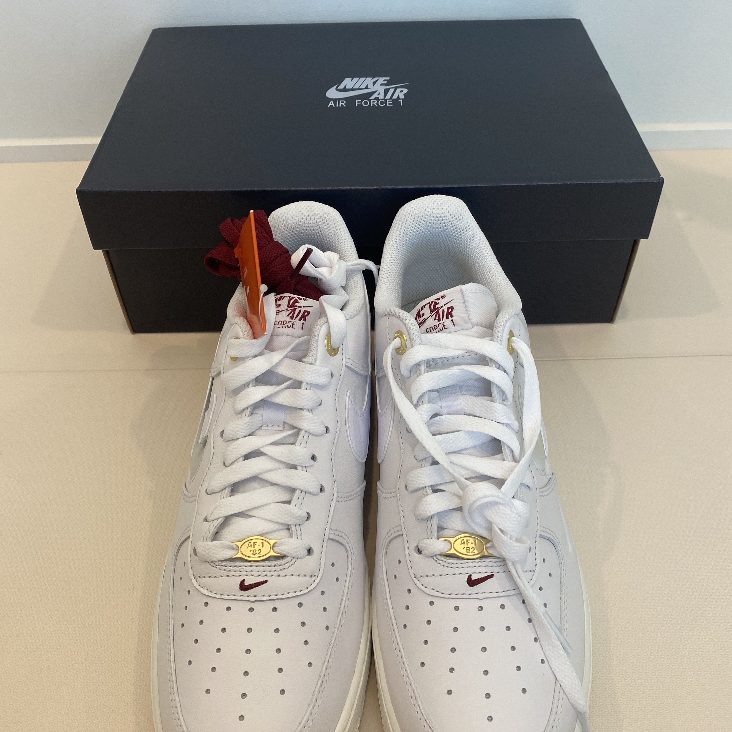 Nike Air Force 1 '07 PRM 40th Anniversary Join Forces White 착용 스타일 - 4