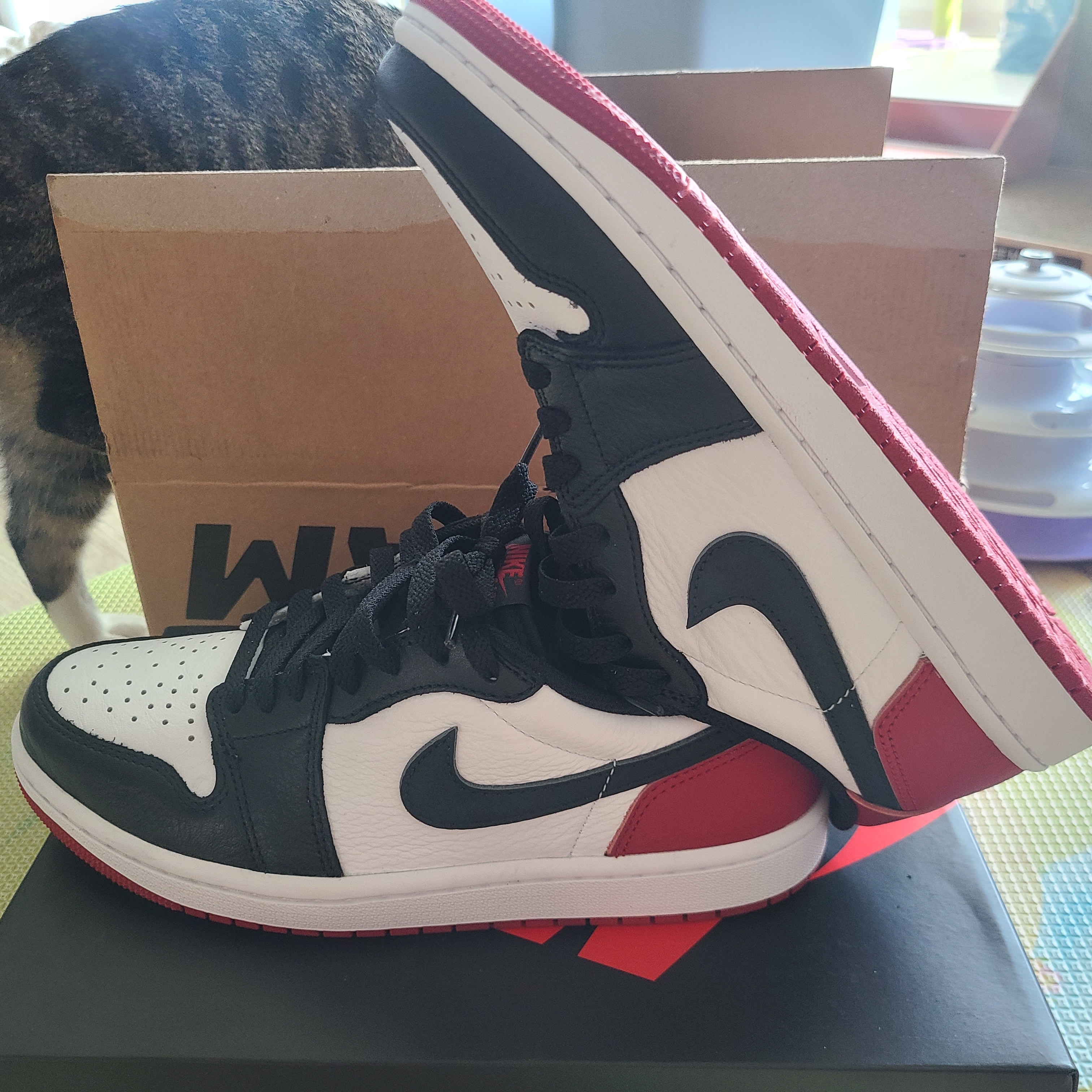 Jordan 1 Retro Low OG Black Toe 착용 스타일