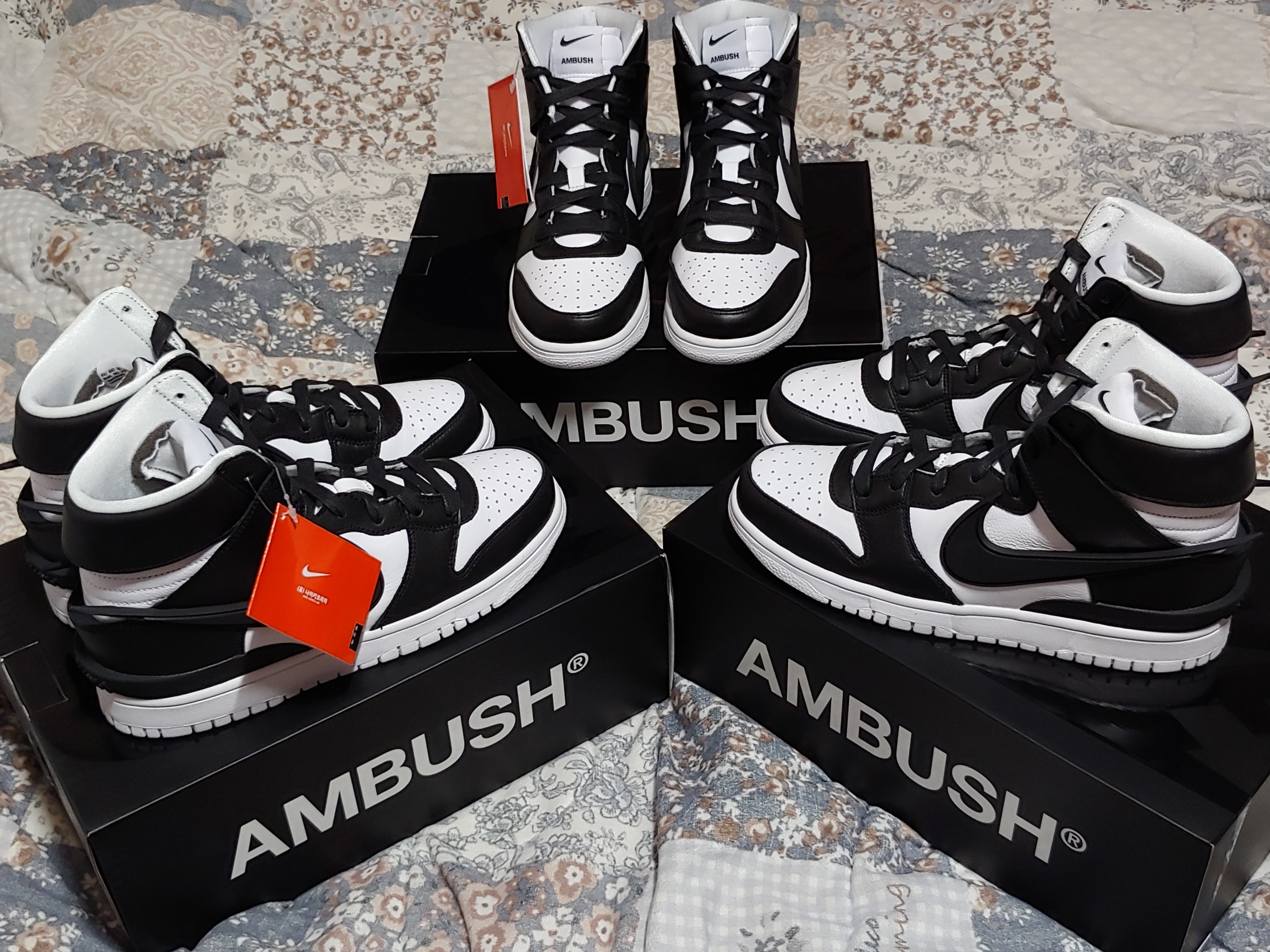 Nike x Ambush Dunk High Black 착용 스타일