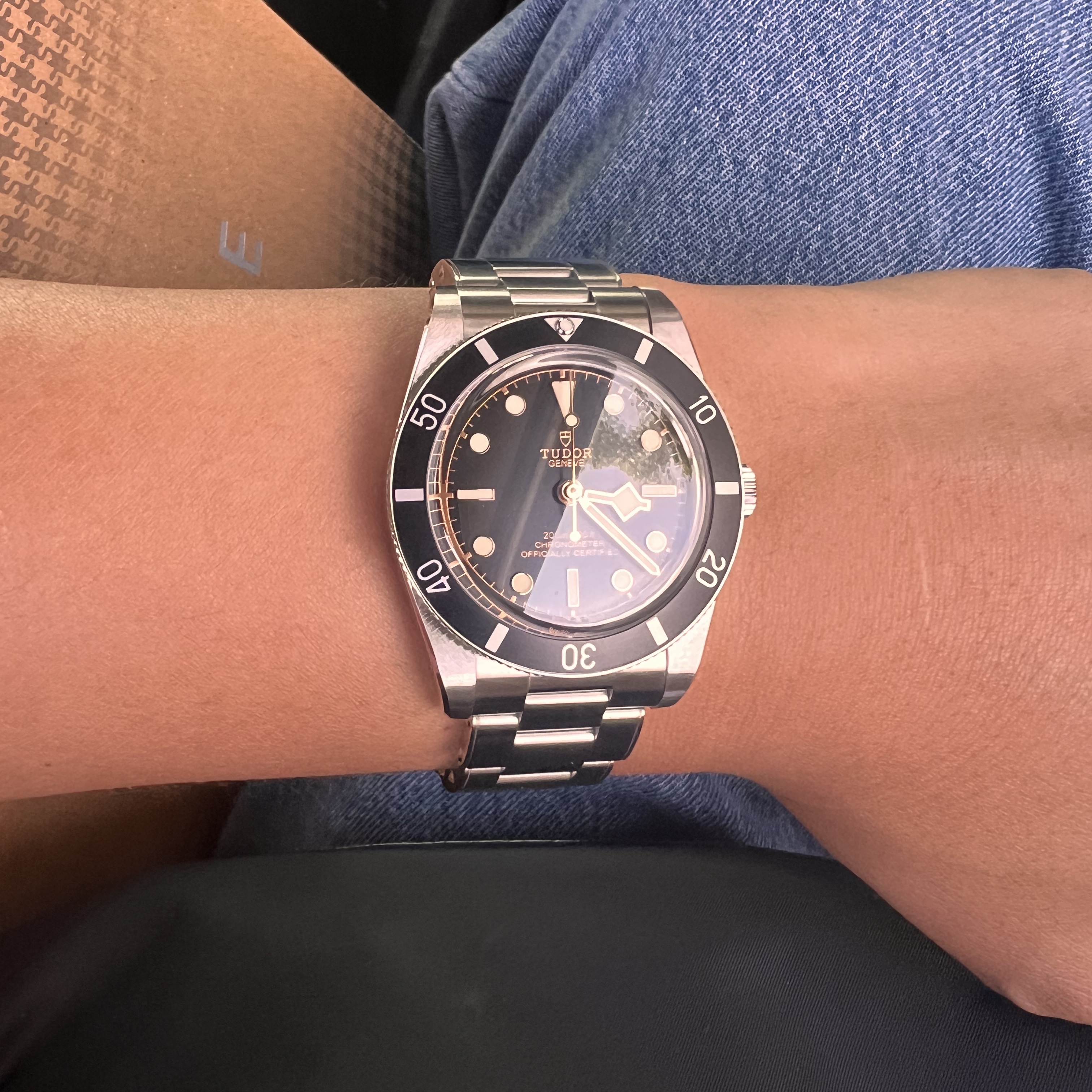 Tudor Black Bay 54 MT5400 Steel Bracelet Black 착용 스타일