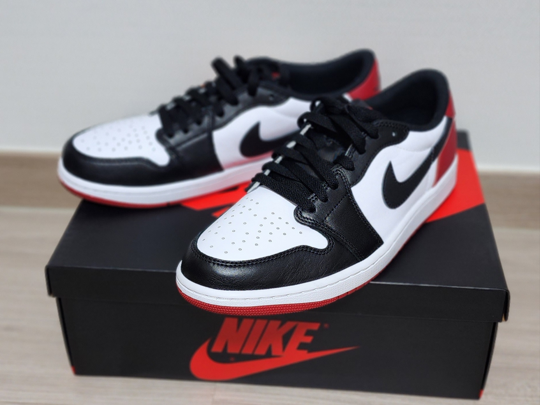 Jordan 1 Retro Low OG Black Toe 착용 스타일