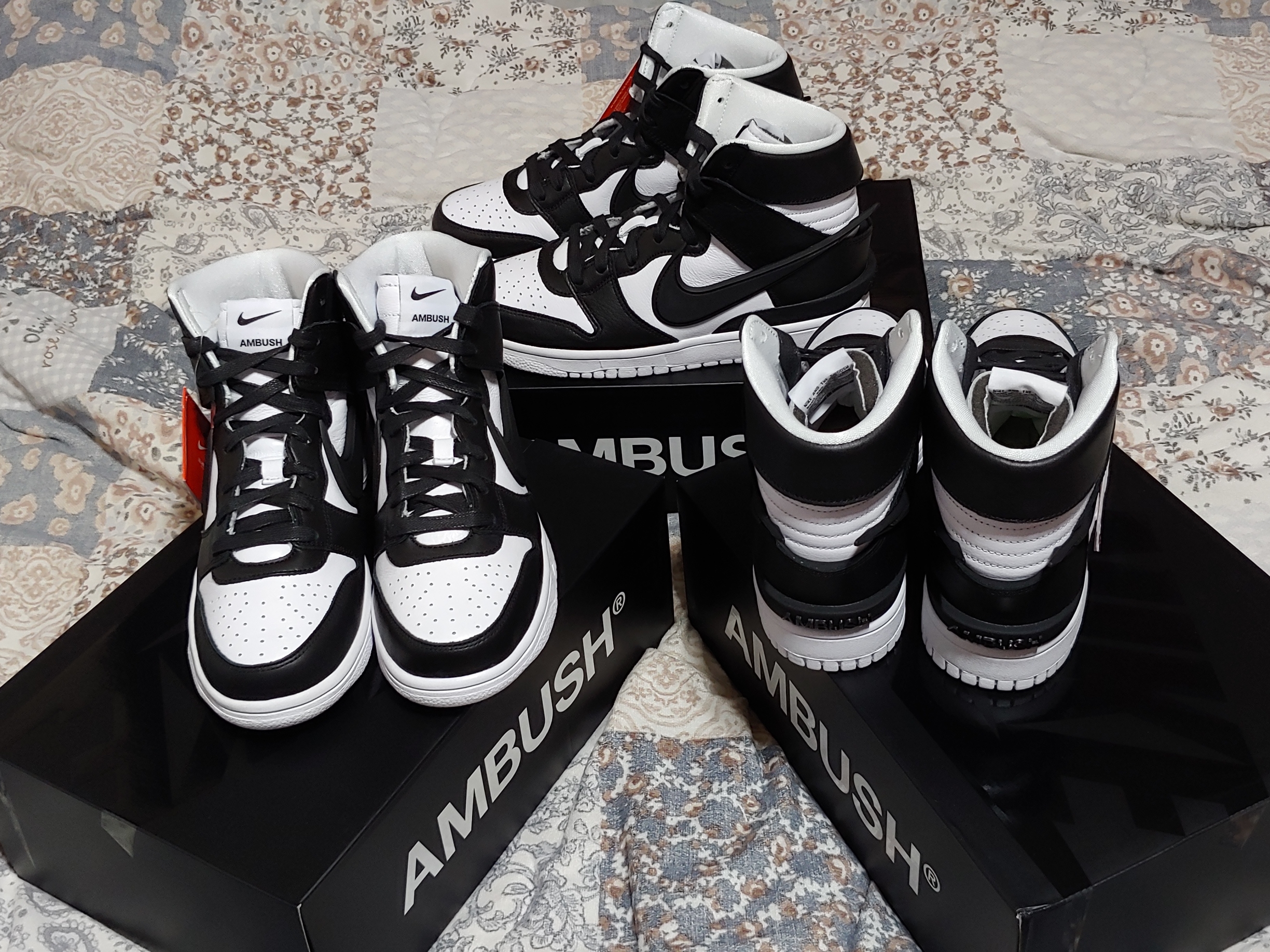 Nike x Ambush Dunk High Black 착용 스타일