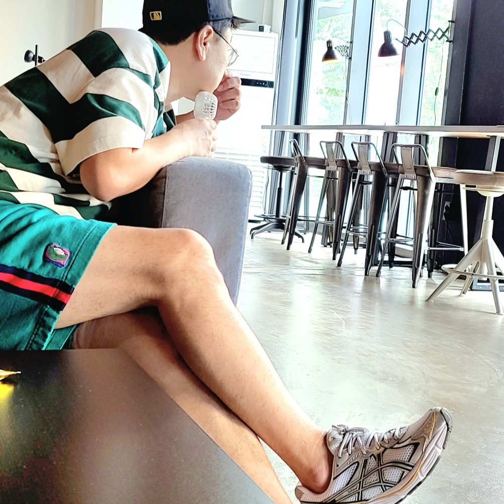 Asics GT-2160 White Pure Silver 착용 스타일 - 1
