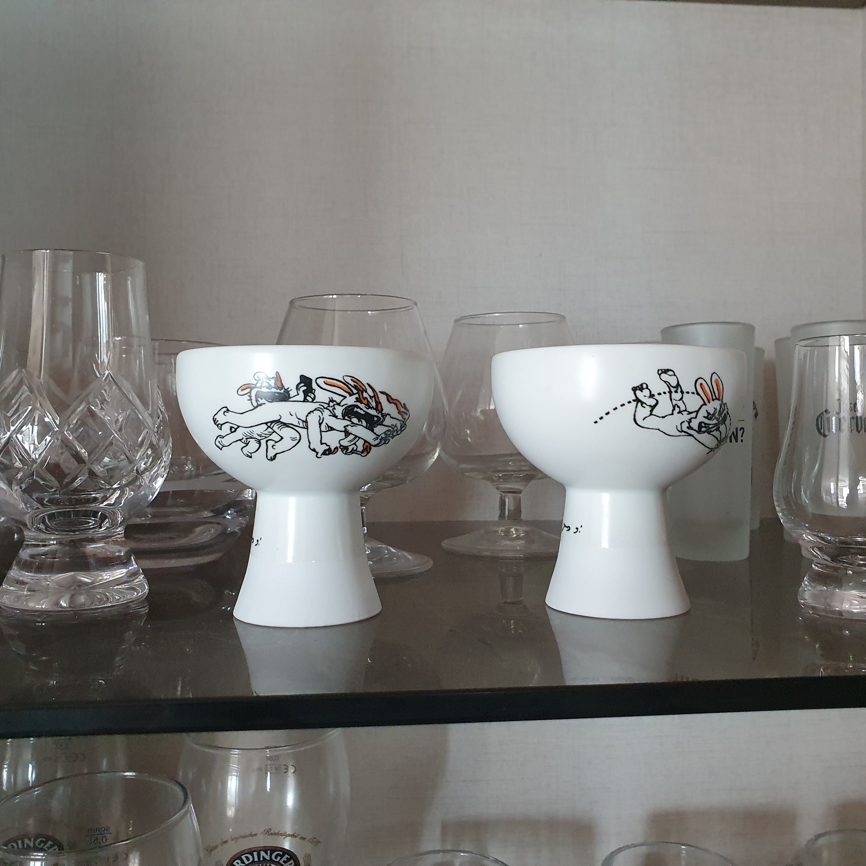Kimjunggi Rabbit Bell Cup Set 착용 스타일