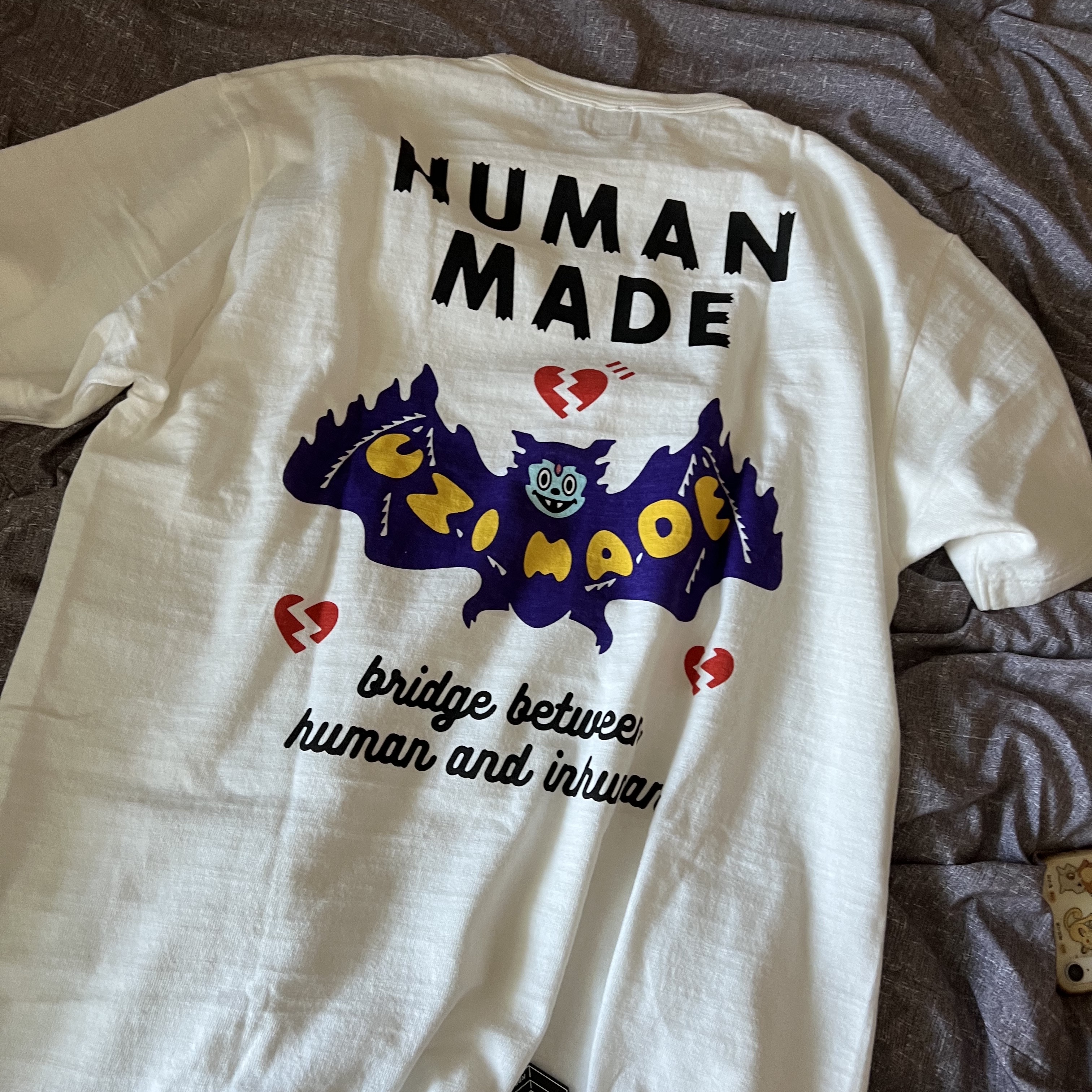 Human Made Uzi Made T-Shirt #1 White 착용 스타일 - 1