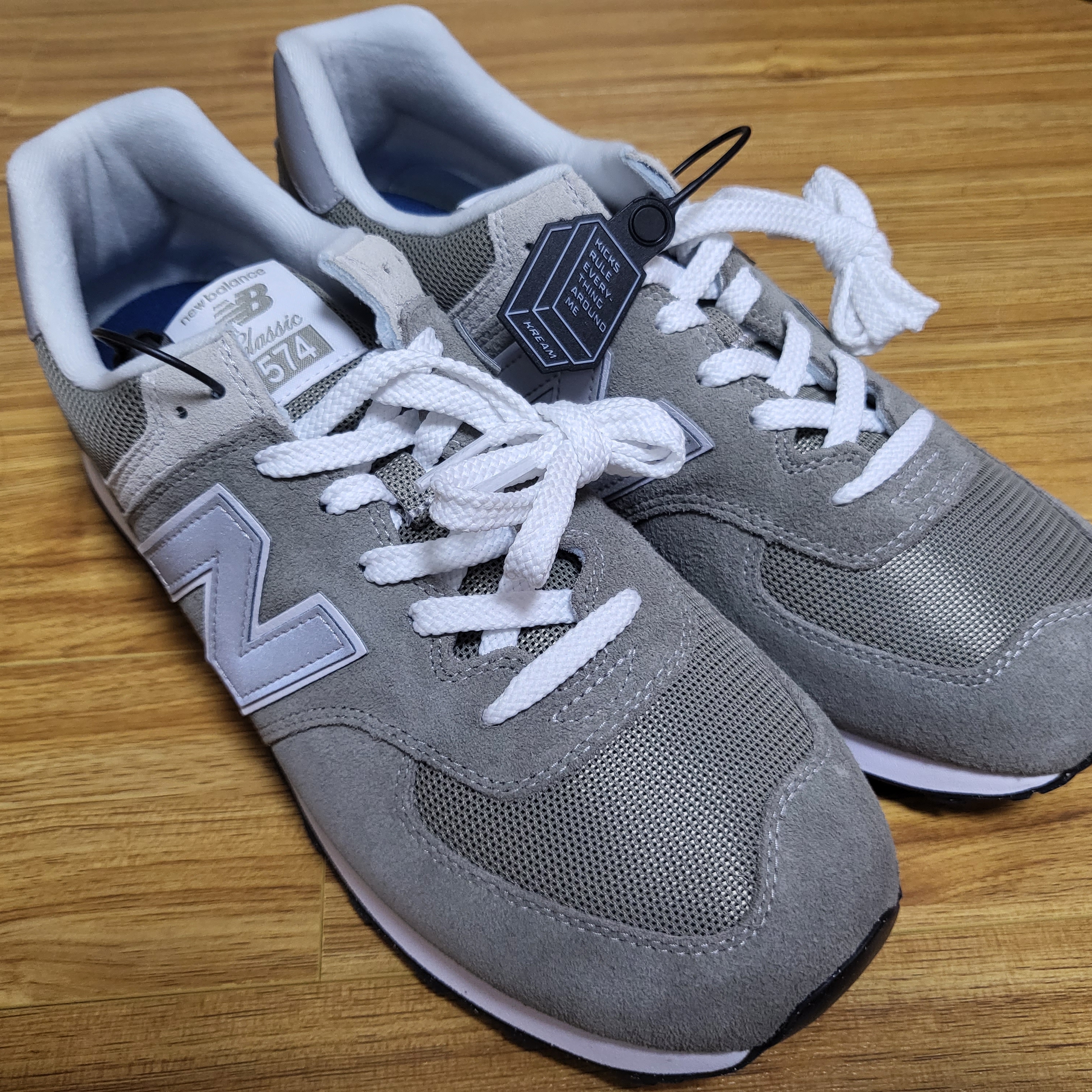 New Balance 574 Worn By Anyone Grey - D Standard 착용 스타일 - 2