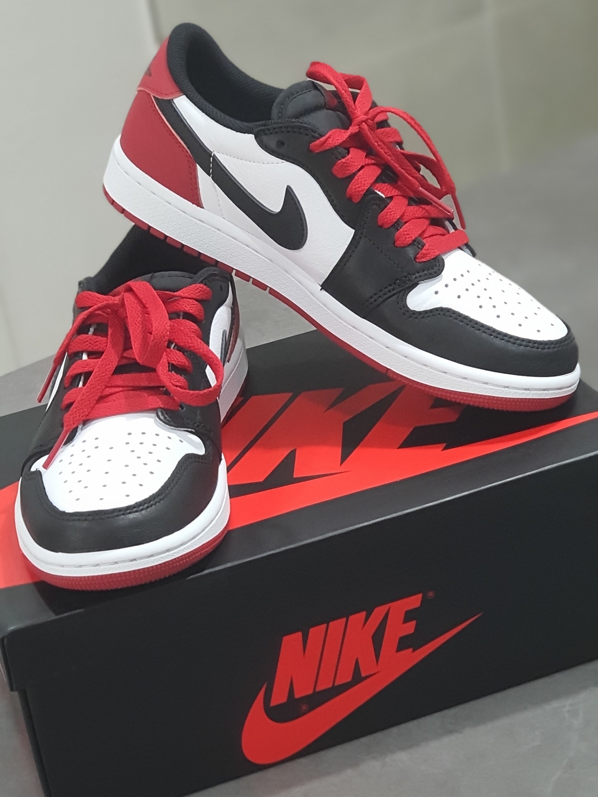 Jordan 1 Retro Low OG Black Toe 착용 스타일