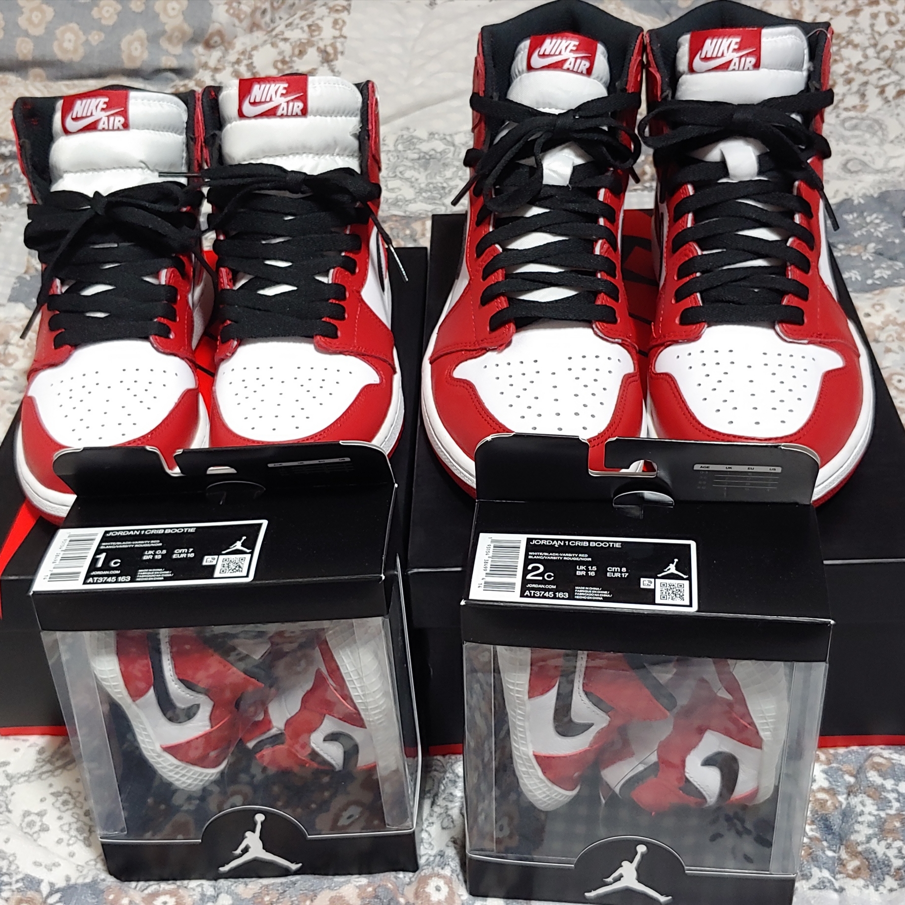 Jordan 1 Retro High OG Chicago 2015, (GS) Jordan 1 Retro High OG Chicago 2015 착용 스타일 - 1