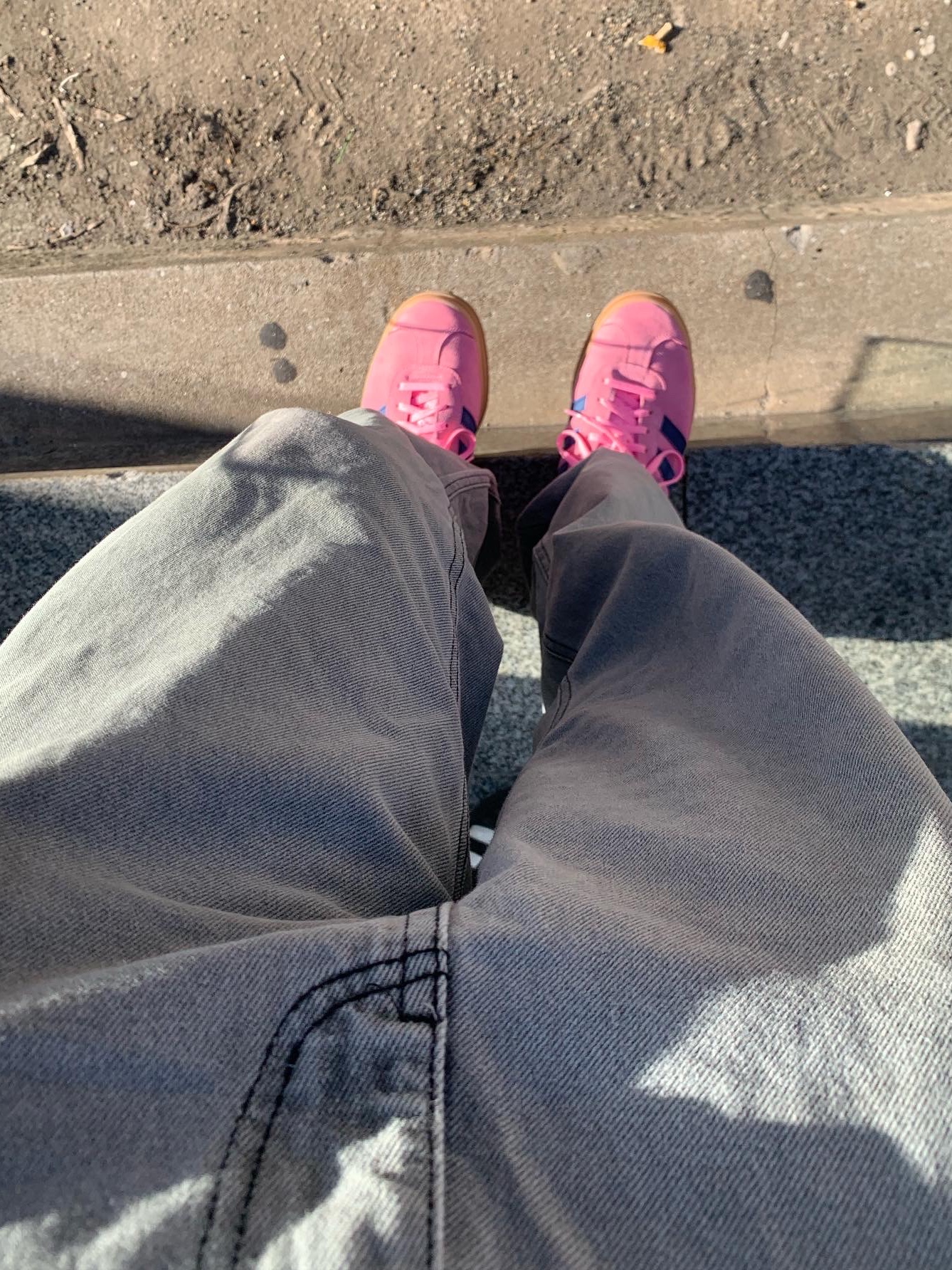 (W) Adidas Gazelle Bold Pink Glow Victory Blue 착용 스타일 - 5