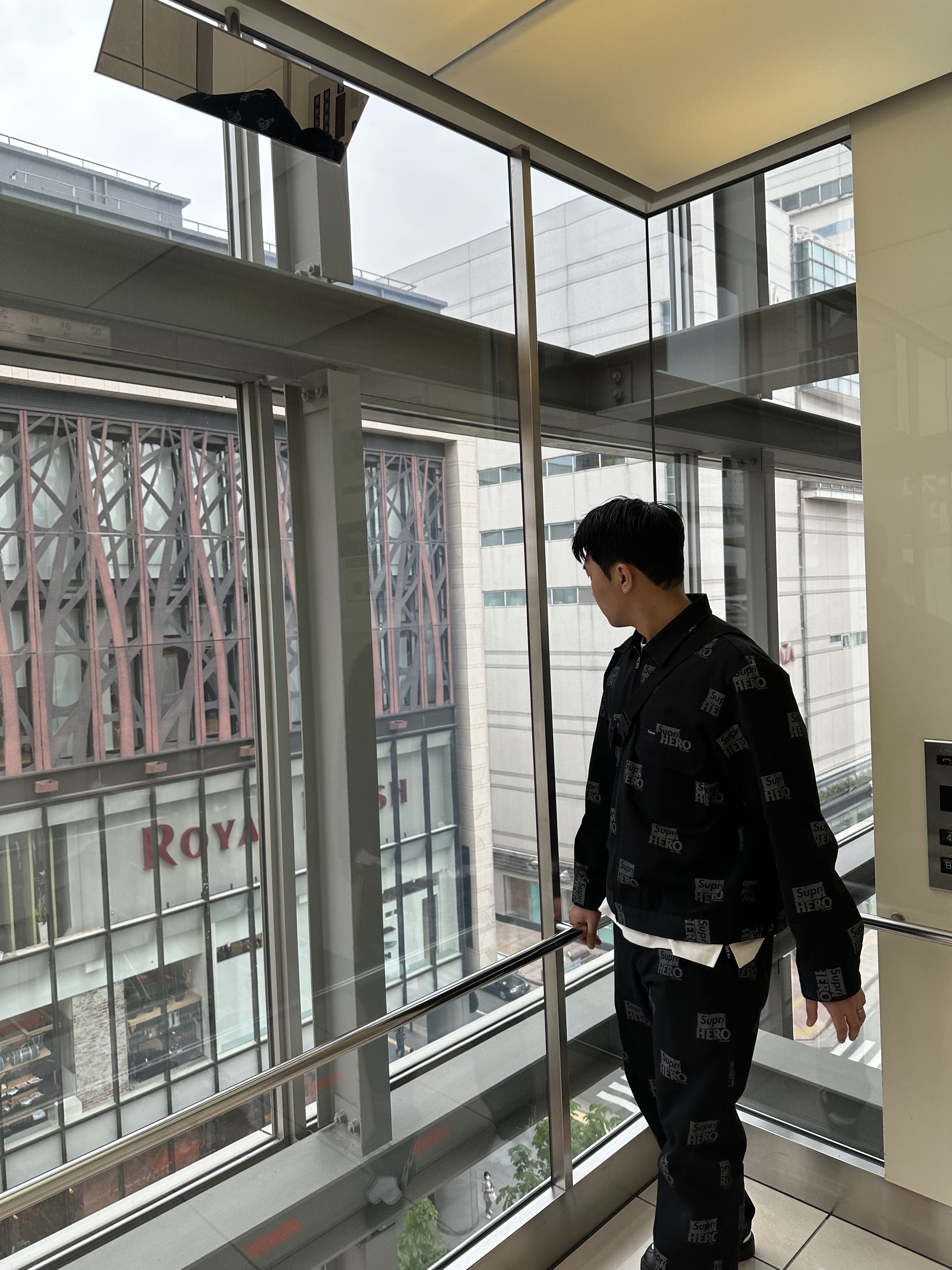 Supreme Antihero Work Jacket Black - 22SS, Supreme Antihero Work Pants Black - 22SS 착용 스타일 - 2