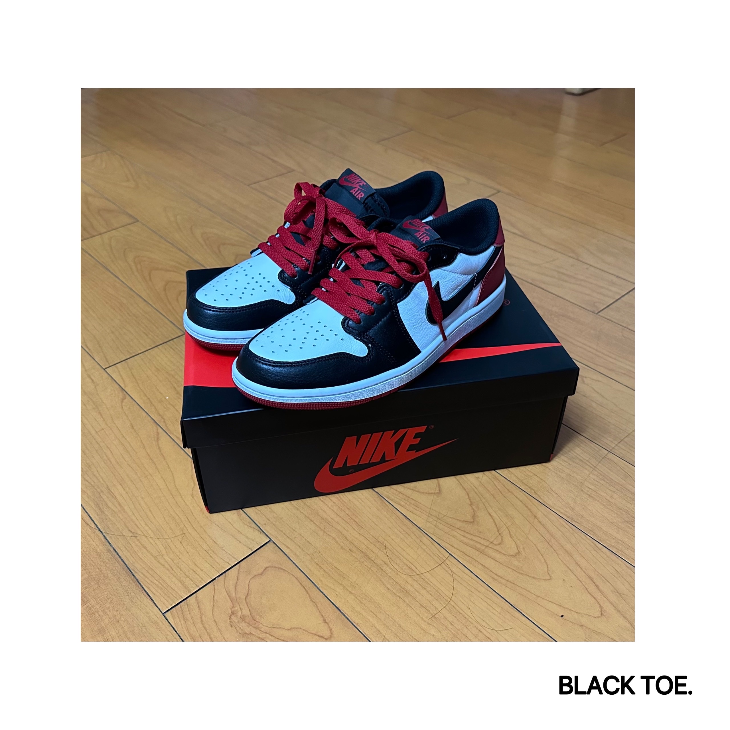 Jordan 1 Retro Low OG Black Toe 착용 스타일