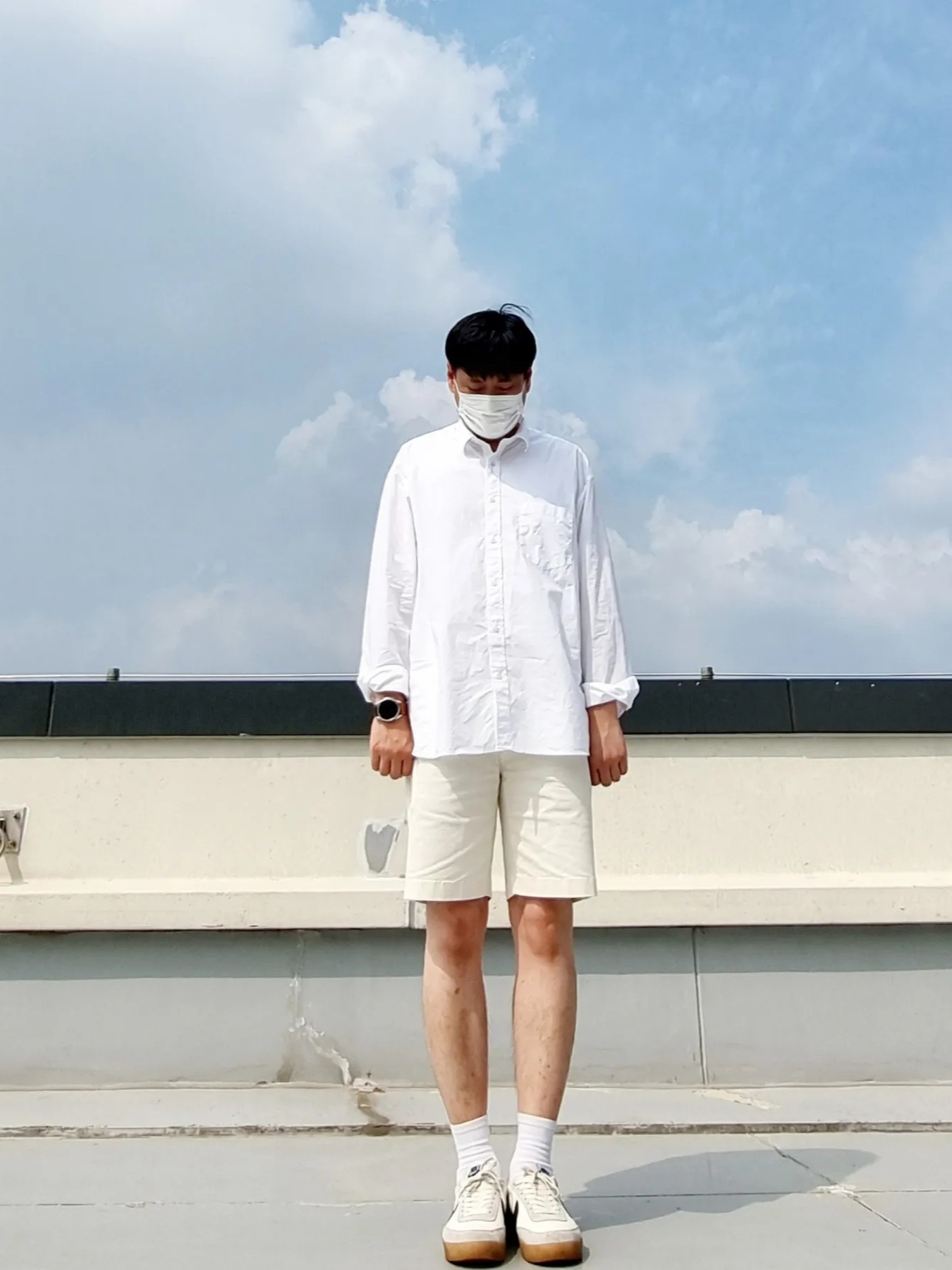 Nike x J.Crew Killshot 2 Sail Midnight Navy 착용 스타일 - 1