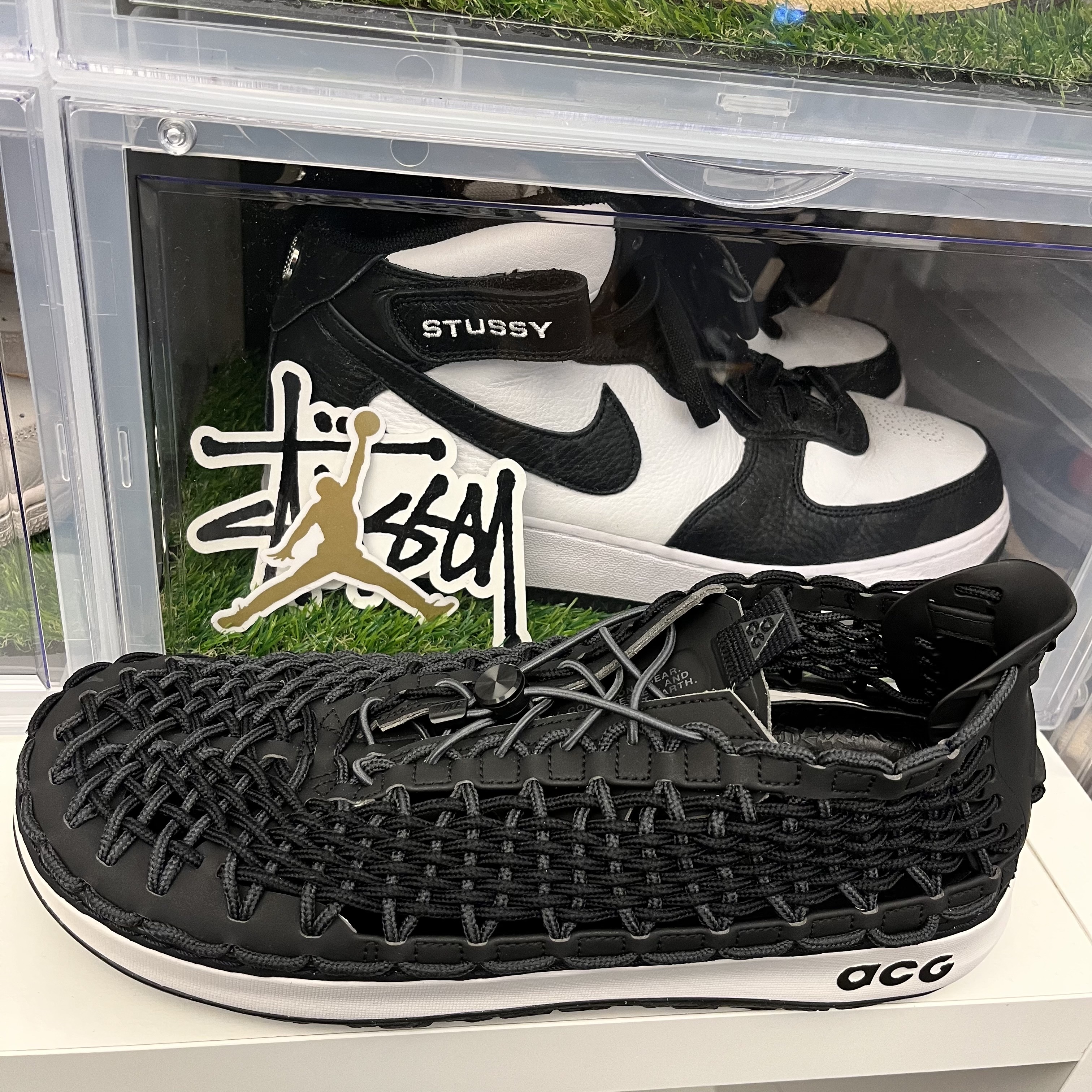 Nike ACG Watercat+ Black Summit White 착용 스타일 - 3