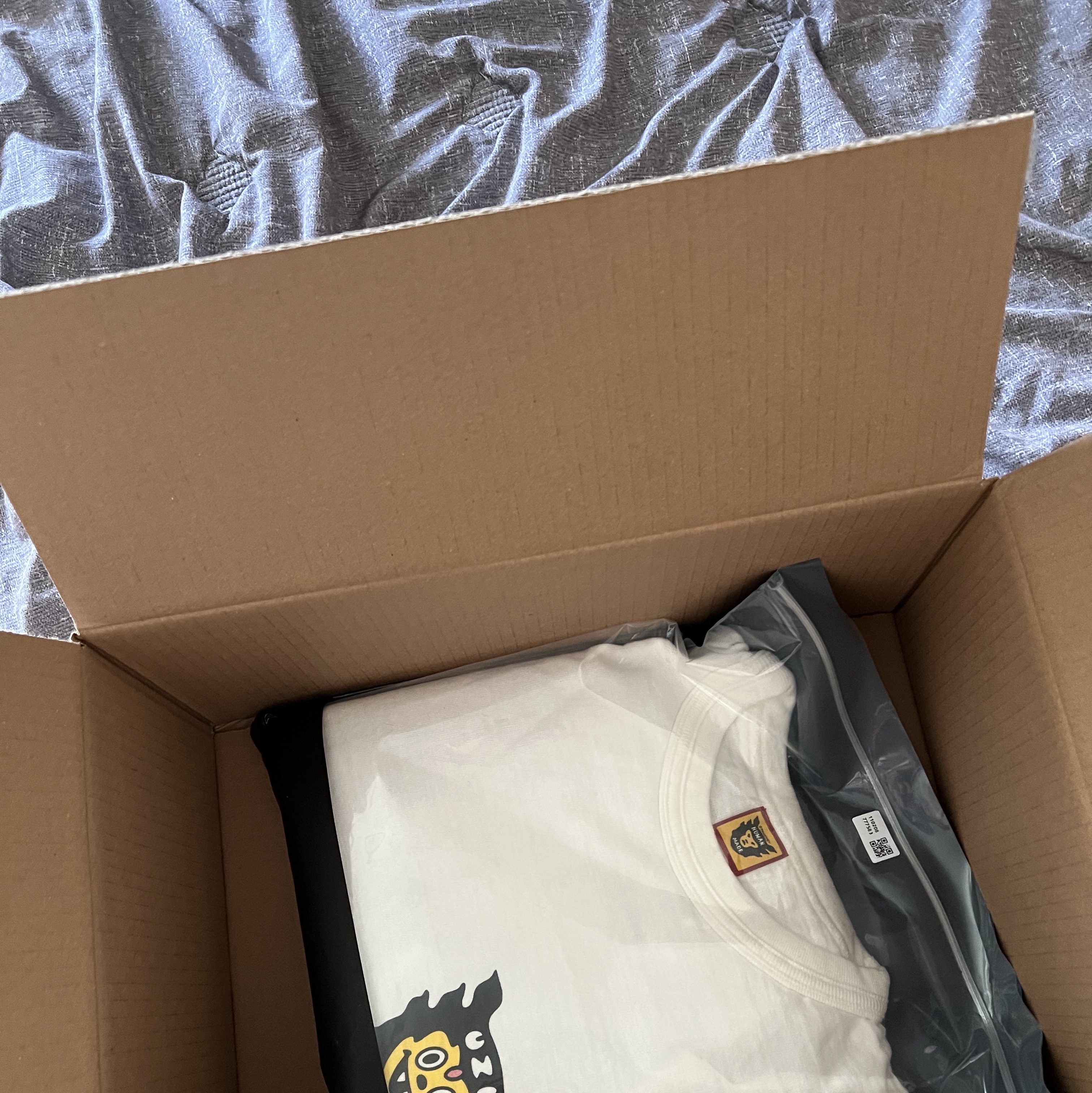 Human Made Uzi Made T-Shirt #1 White 착용 스타일 - 2