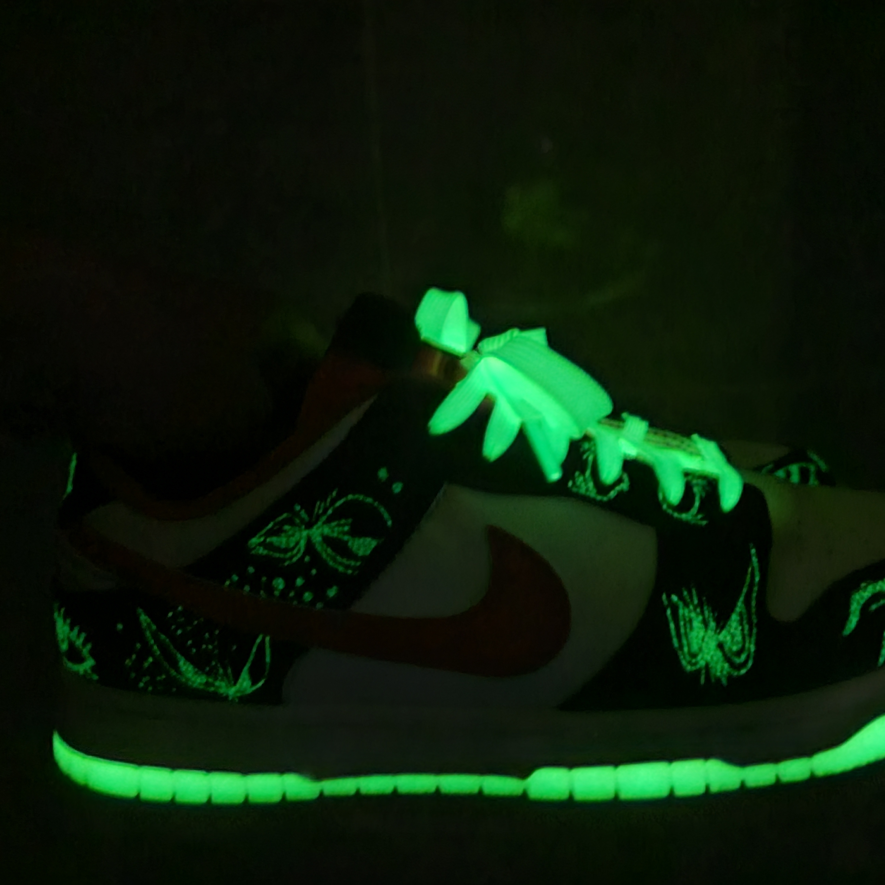 Nike Dunk Low Retro PRM Halloween 착용 스타일 - 4
