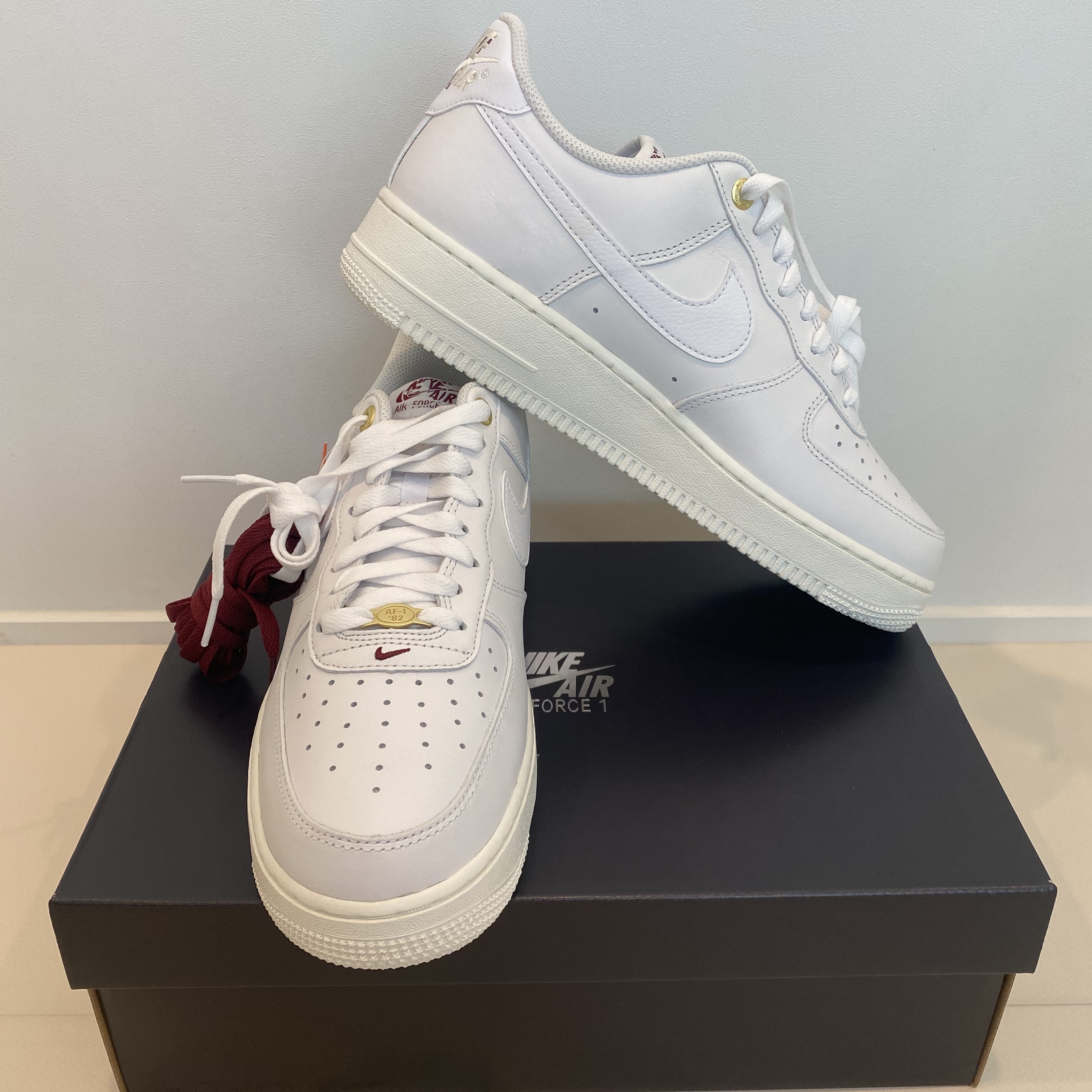 Nike Air Force 1 '07 PRM 40th Anniversary Join Forces White 착용 스타일 - 2
