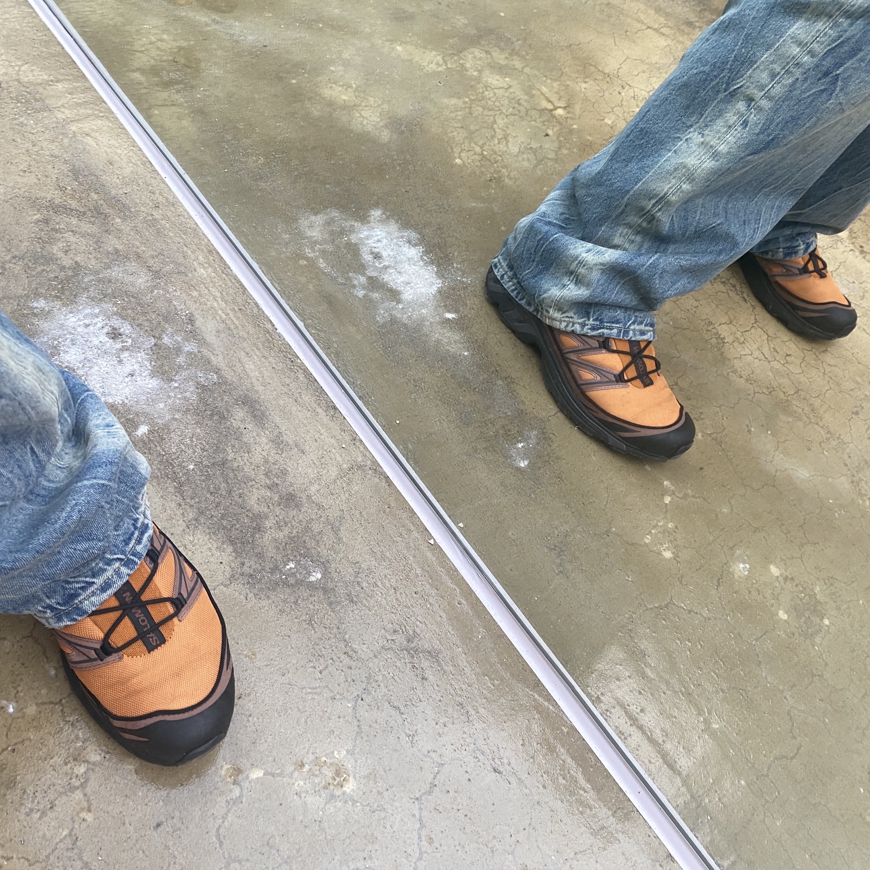 Salomon XT-6 Expanse 75th Anniversary Golden Oak Acorn 착용 스타일