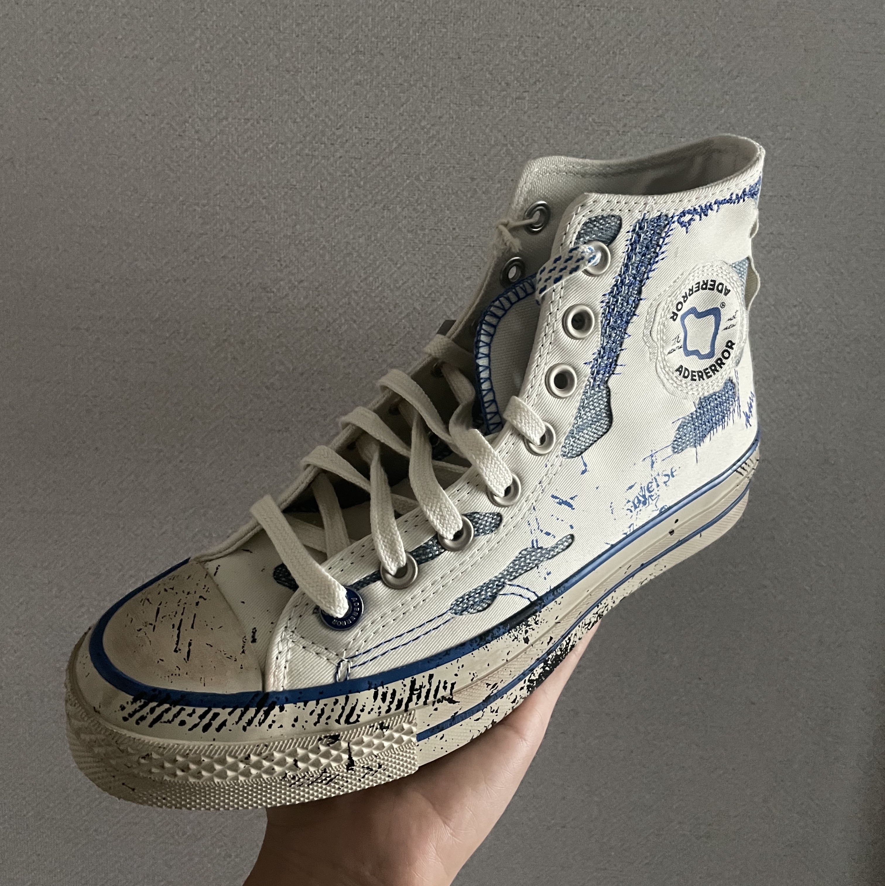 Converse x Ader Error Chuck 70 High White 착용 스타일