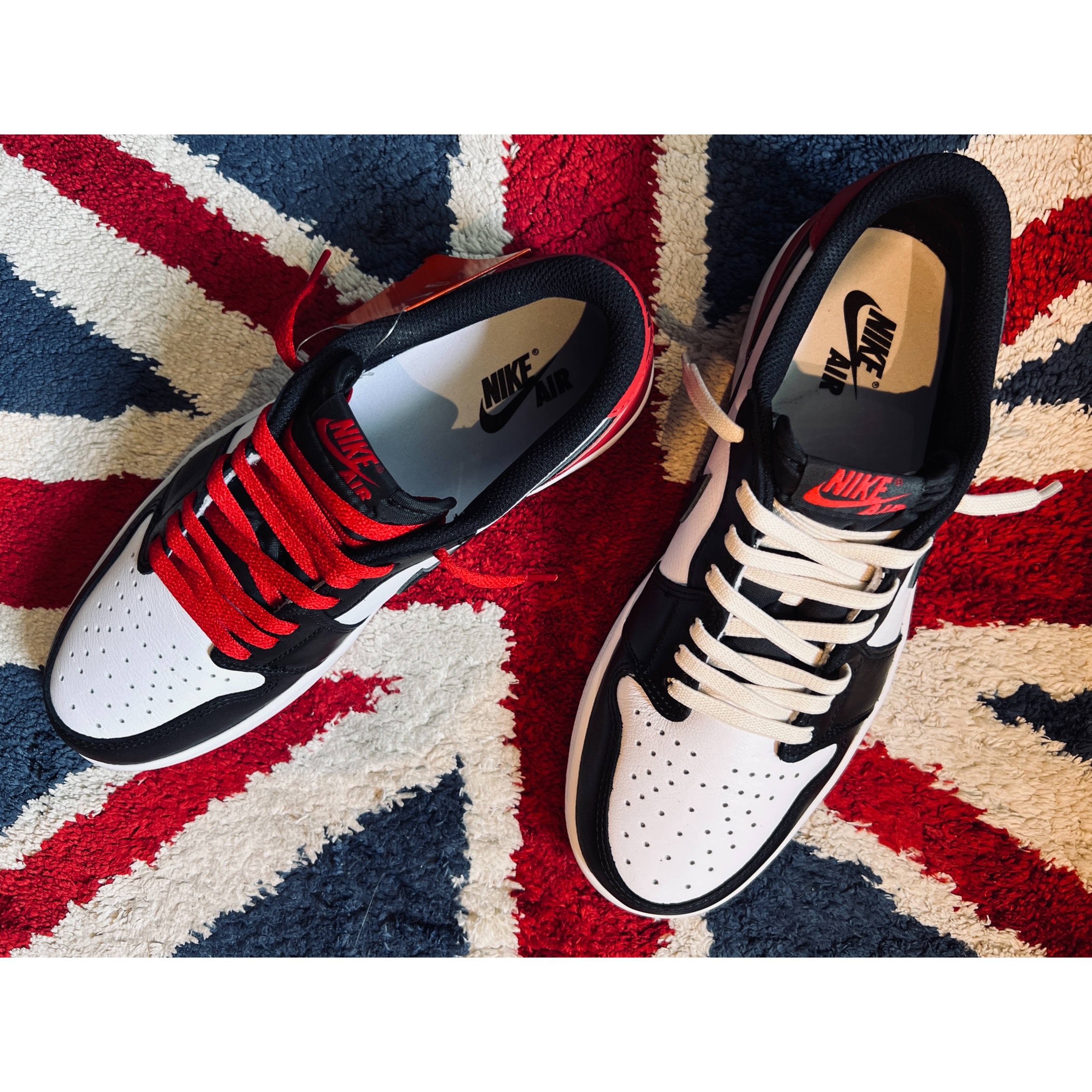 Jordan 1 Retro Low OG Black Toe 착용 스타일 - 2