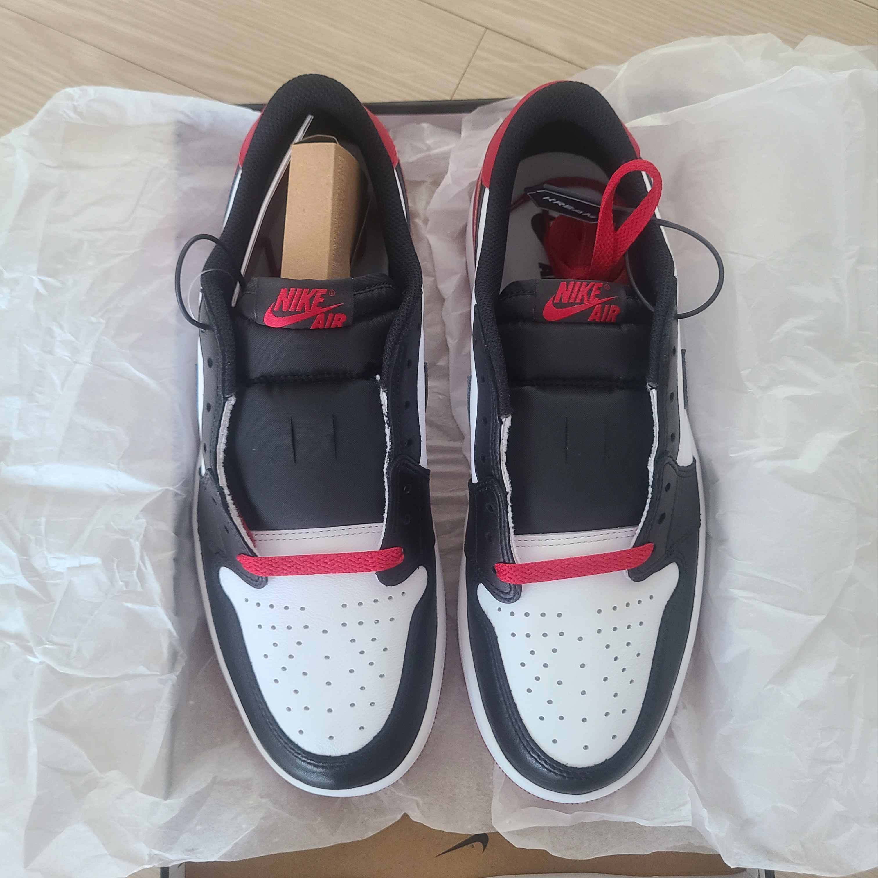 Jordan 1 Retro Low OG Black Toe 착용 스타일