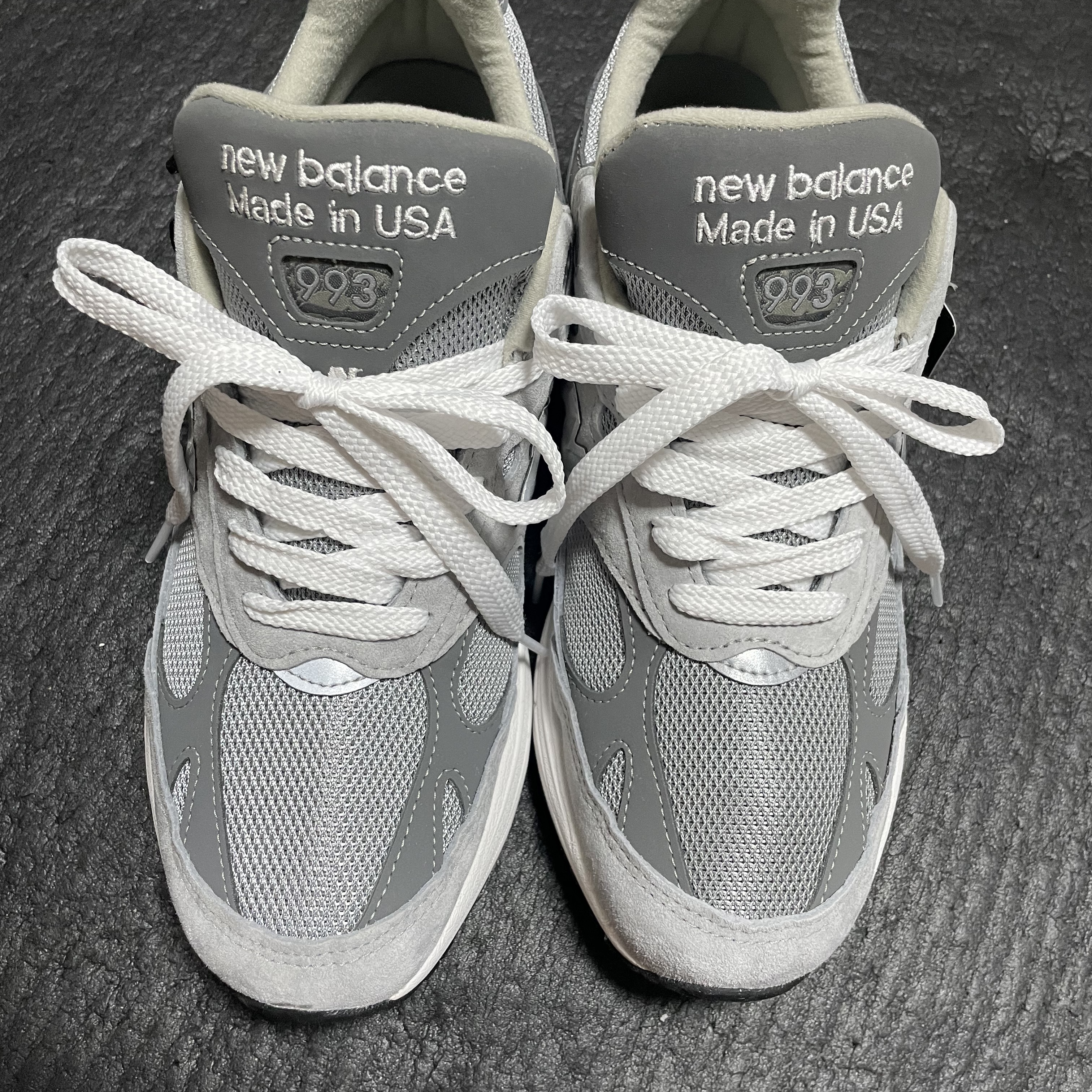 New Balance 993 Made in USA Grey - D Standard 착용 스타일