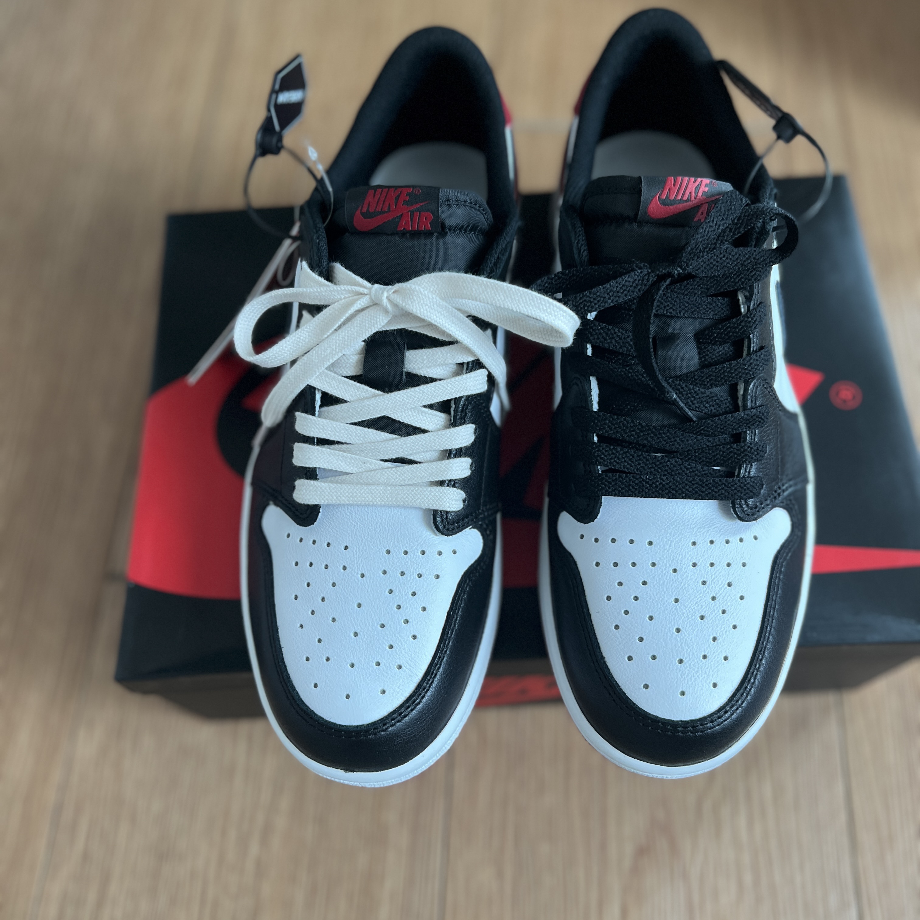 Jordan 1 Retro Low OG Black Toe 착용 스타일
