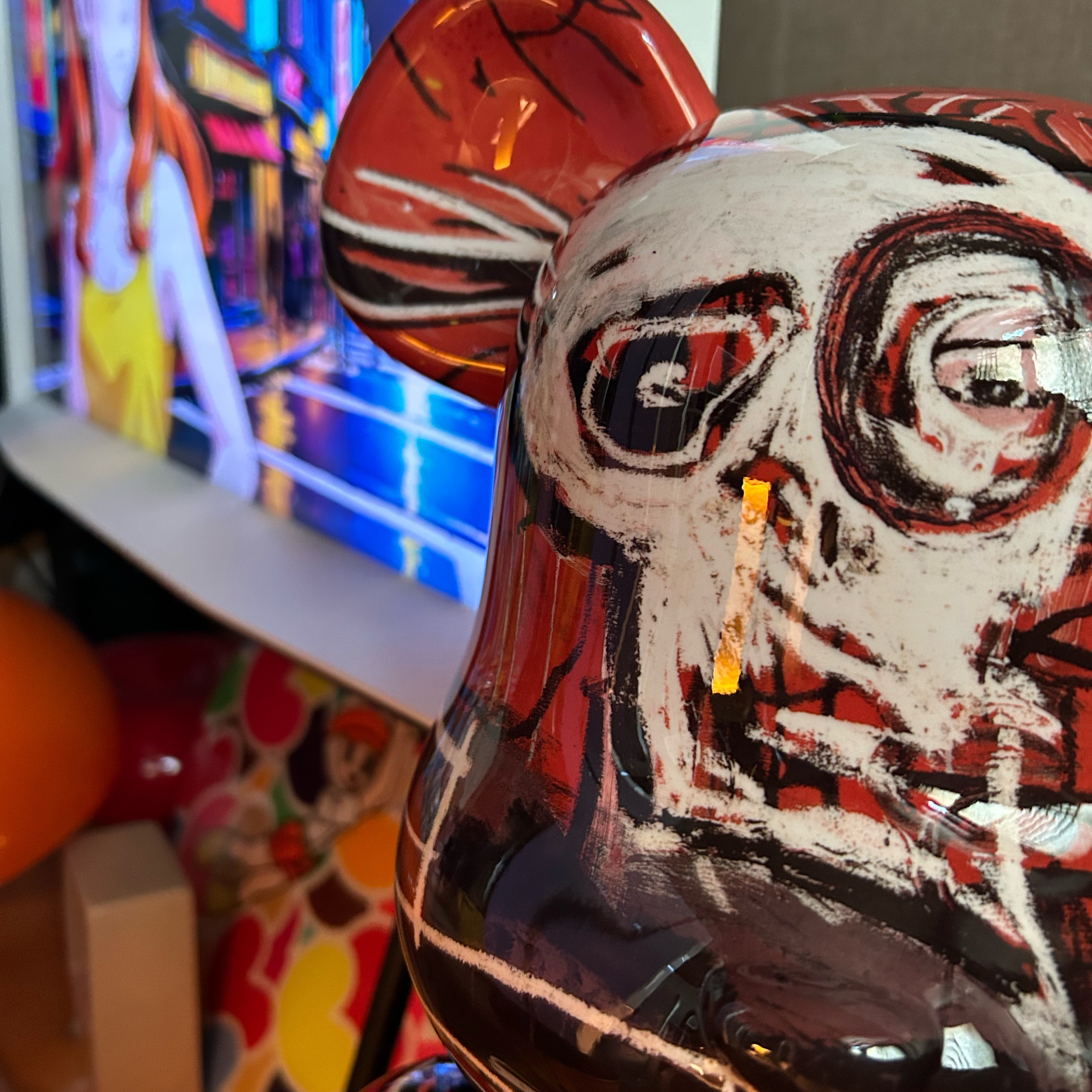 Bearbrick Jean-Michel Basquiat #5 1000% 착용 스타일