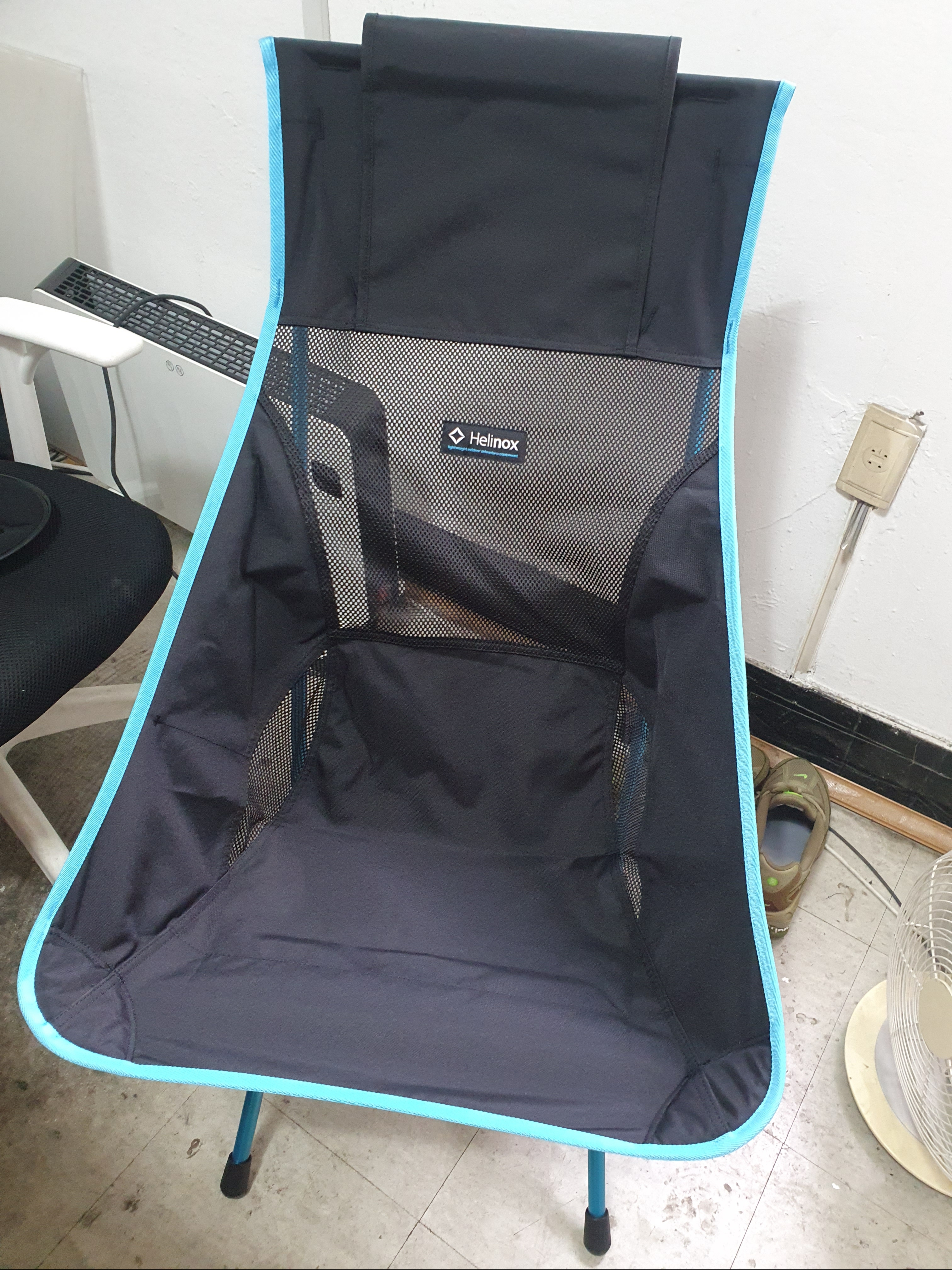 Helinox Sunset Chair Black - Renewal Ver. 착용 스타일