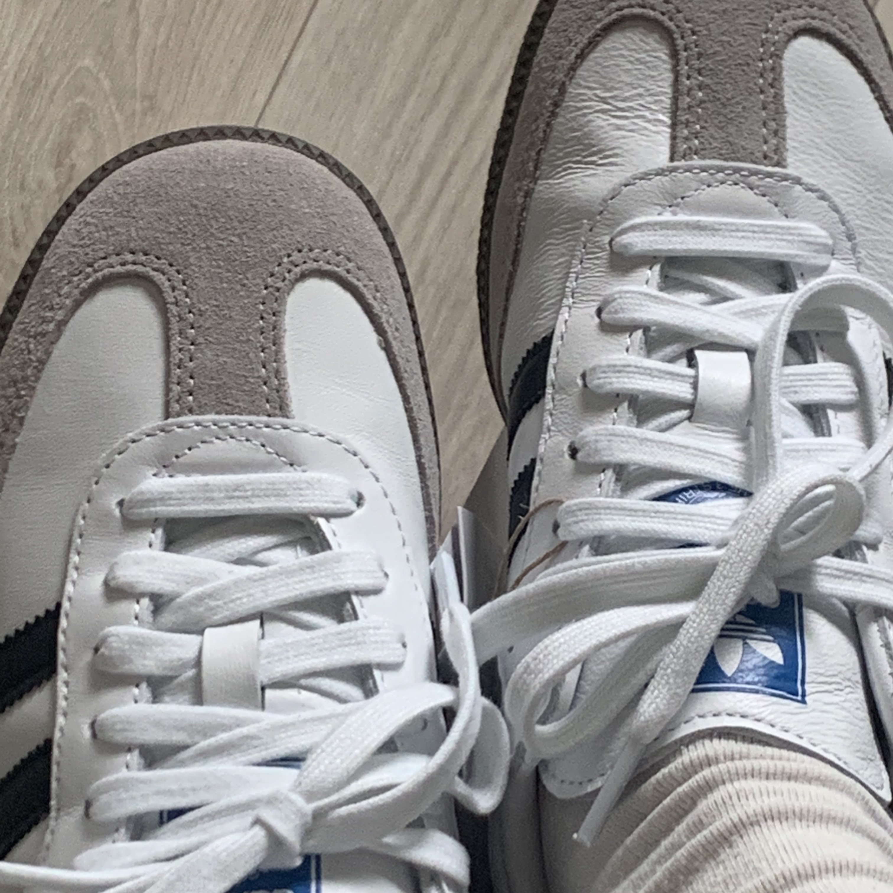 Adidas Samba OG Cloud White 착용 스타일