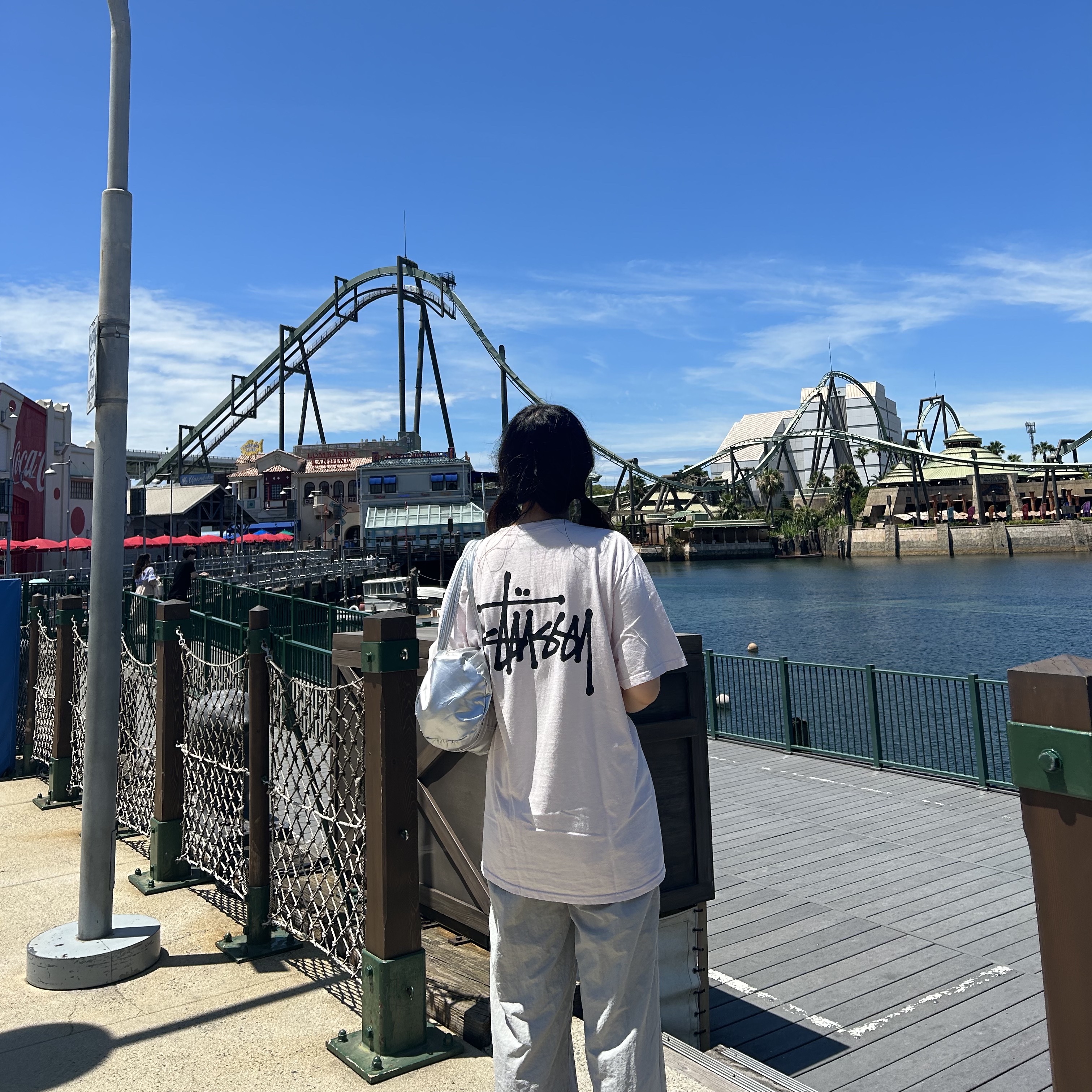 Stussy Basic Stussy Pigment Dyed T-Shirt Blush 2023 착용 스타일 - 3