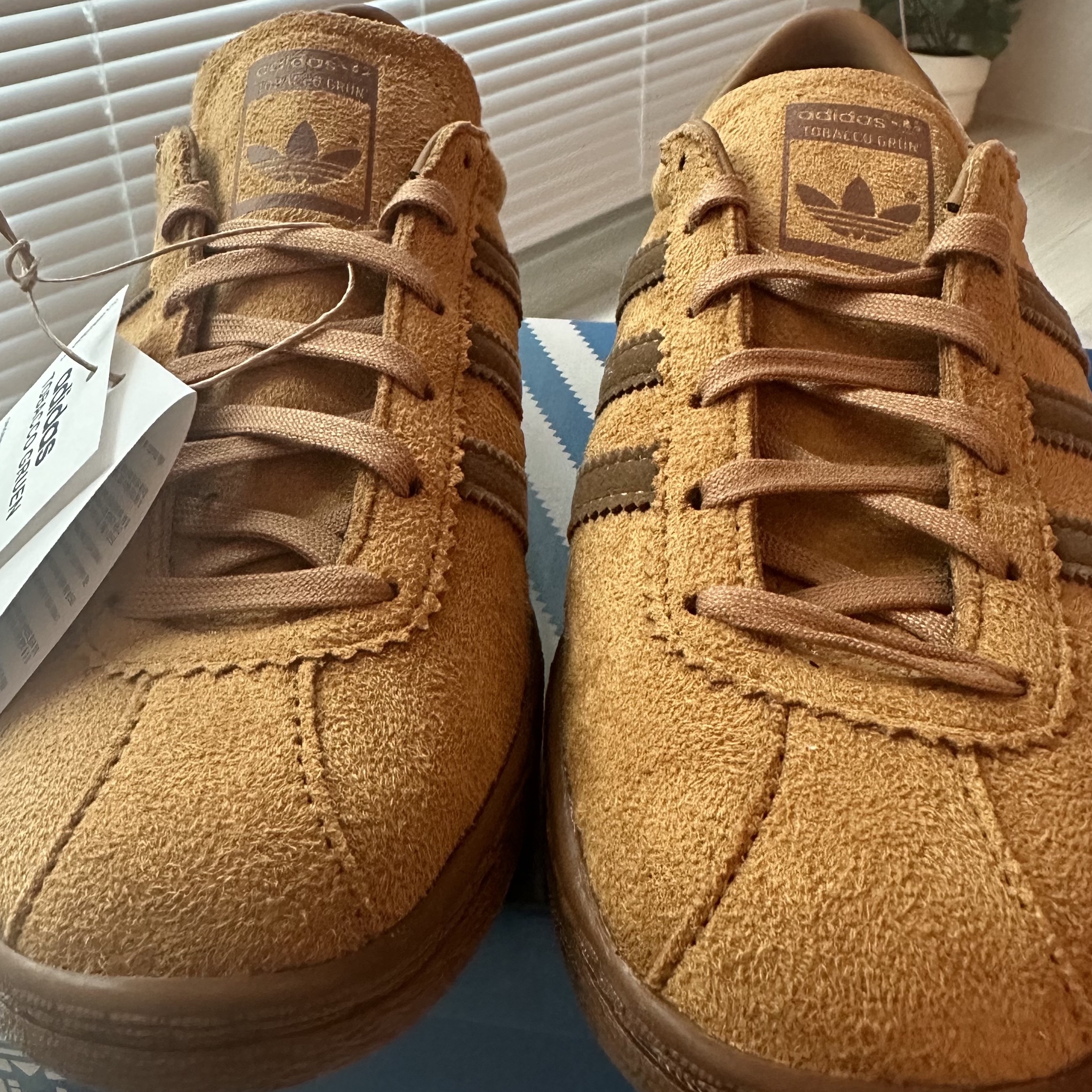 Adidas Tobacco Gruen Mesa Brown Desert 착용 스타일 - 2