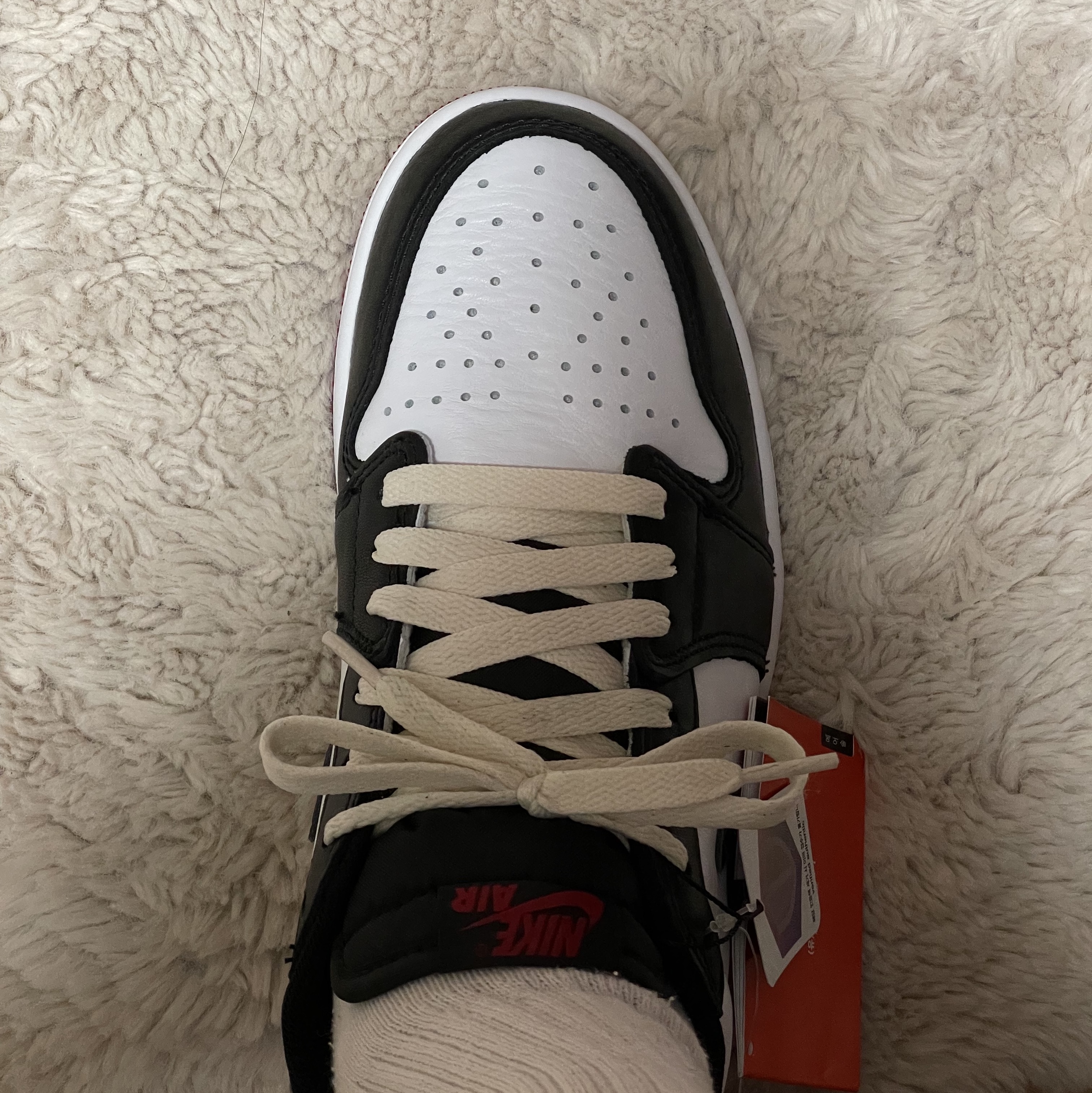 Jordan 1 Retro Low OG Black Toe 착용 스타일