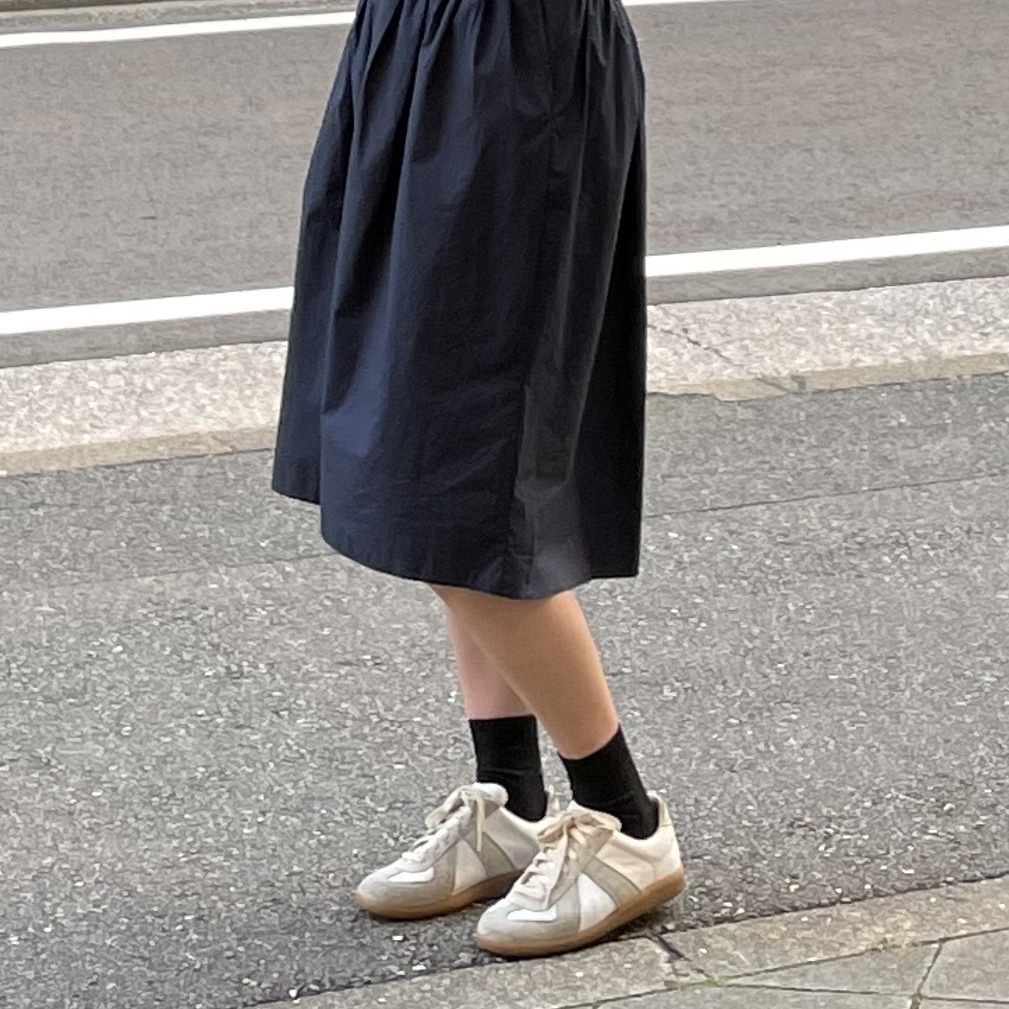 Maison Margiela Calfskin Replica Sneakers 착용 스타일