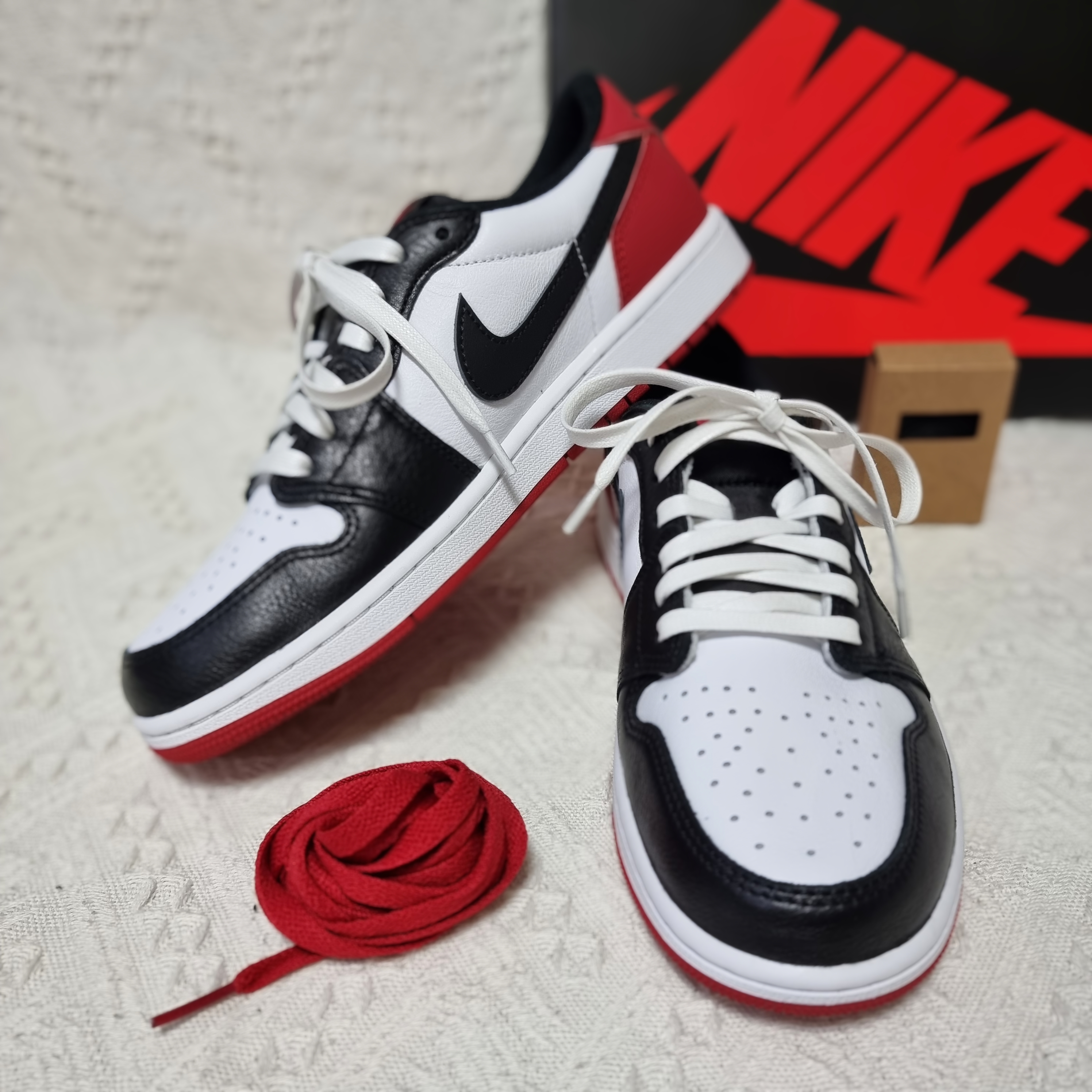 Jordan 1 Retro Low OG Black Toe 착용 스타일