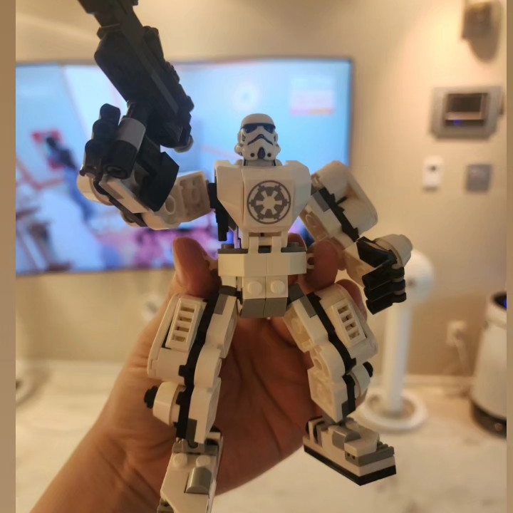Lego Star Wars Stormtrooper Mech 착용 스타일