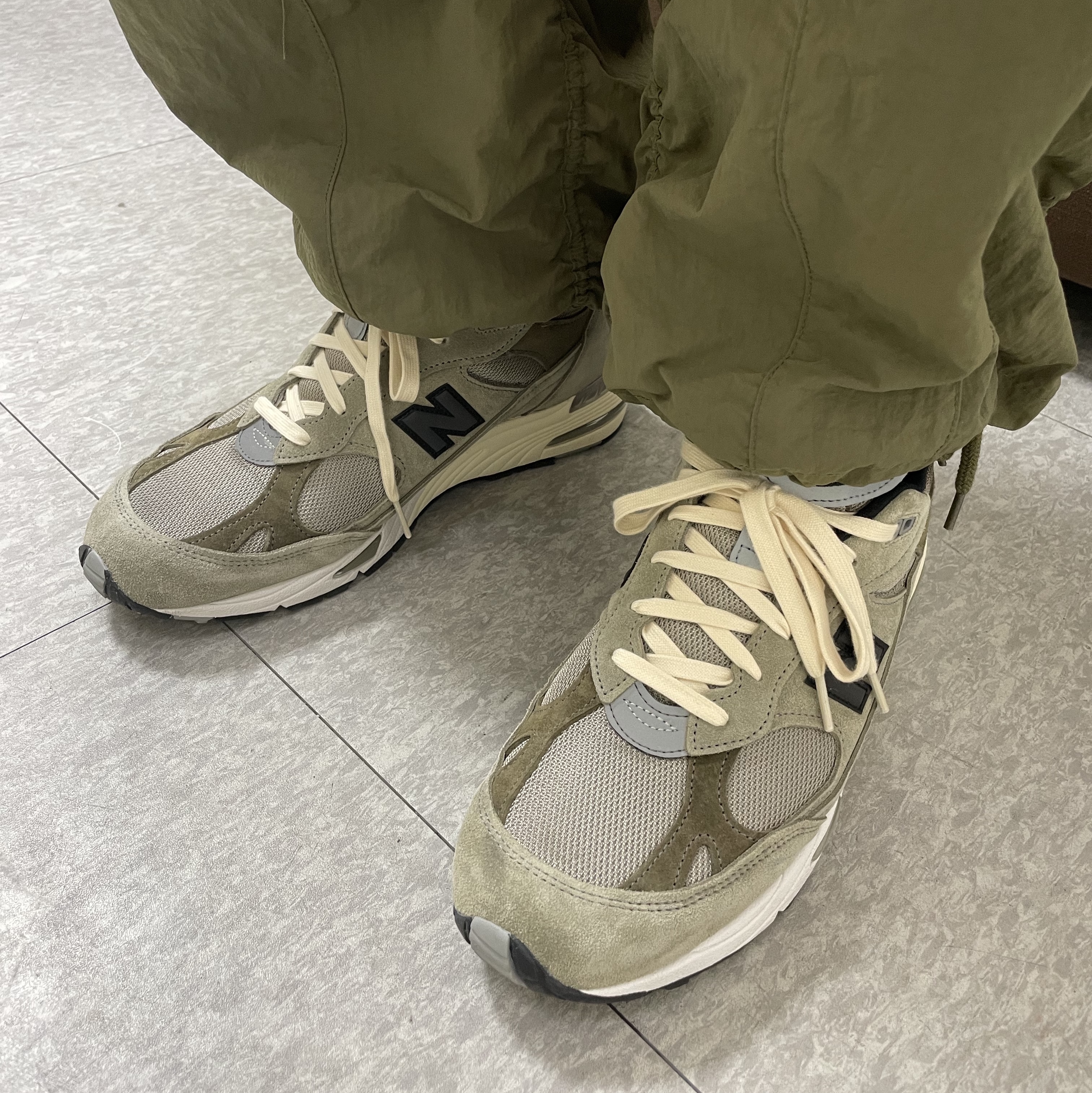 New Balance x JJJJound 991 Made in UK Grey 착용 스타일