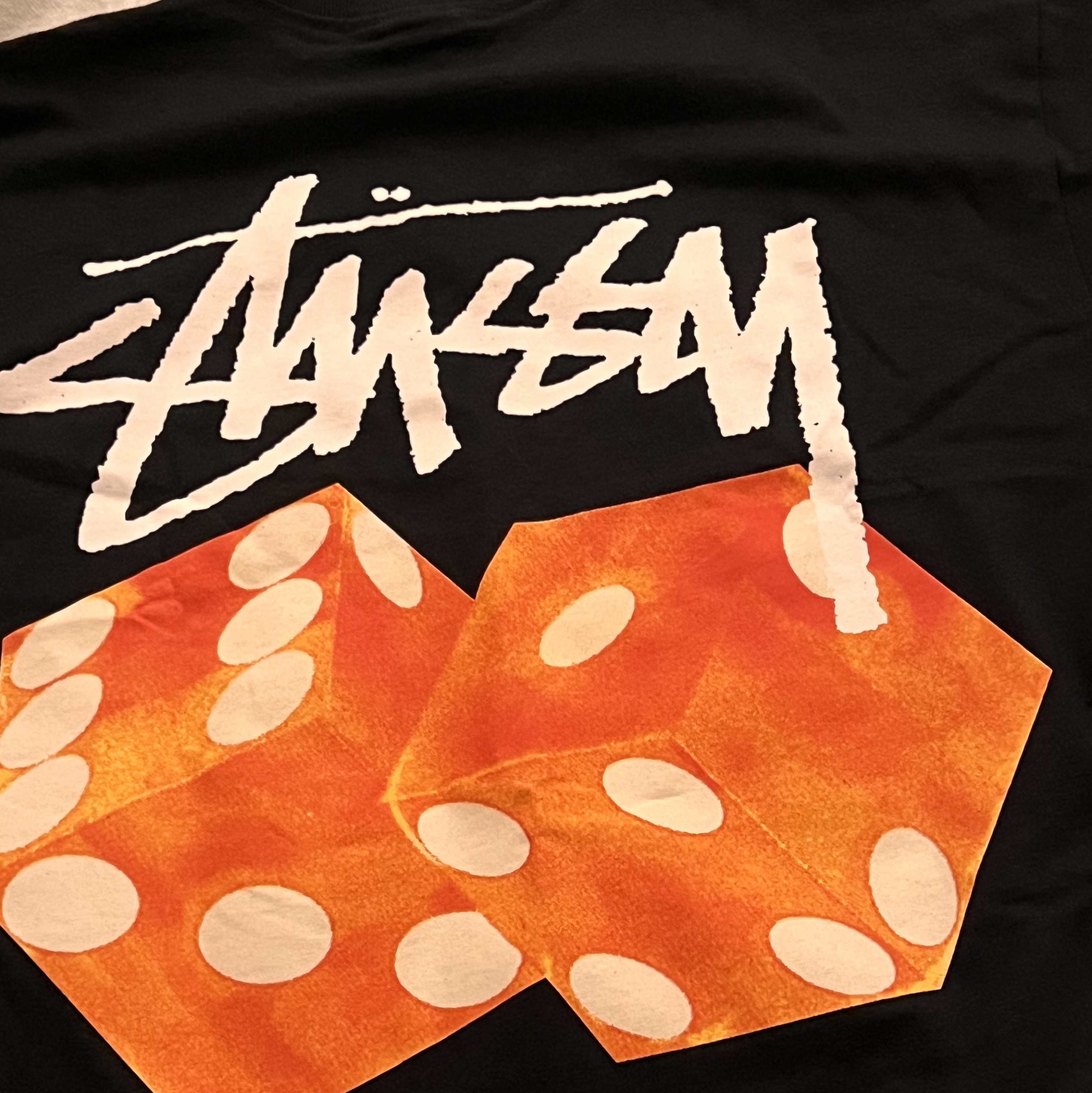 Stussy Diced Out T-Shirt Black 착용 스타일