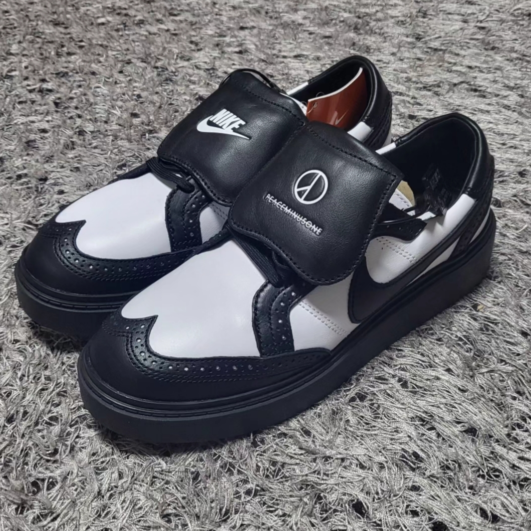Nike x Peaceminusone Kwondo1 Black and White 착용 스타일