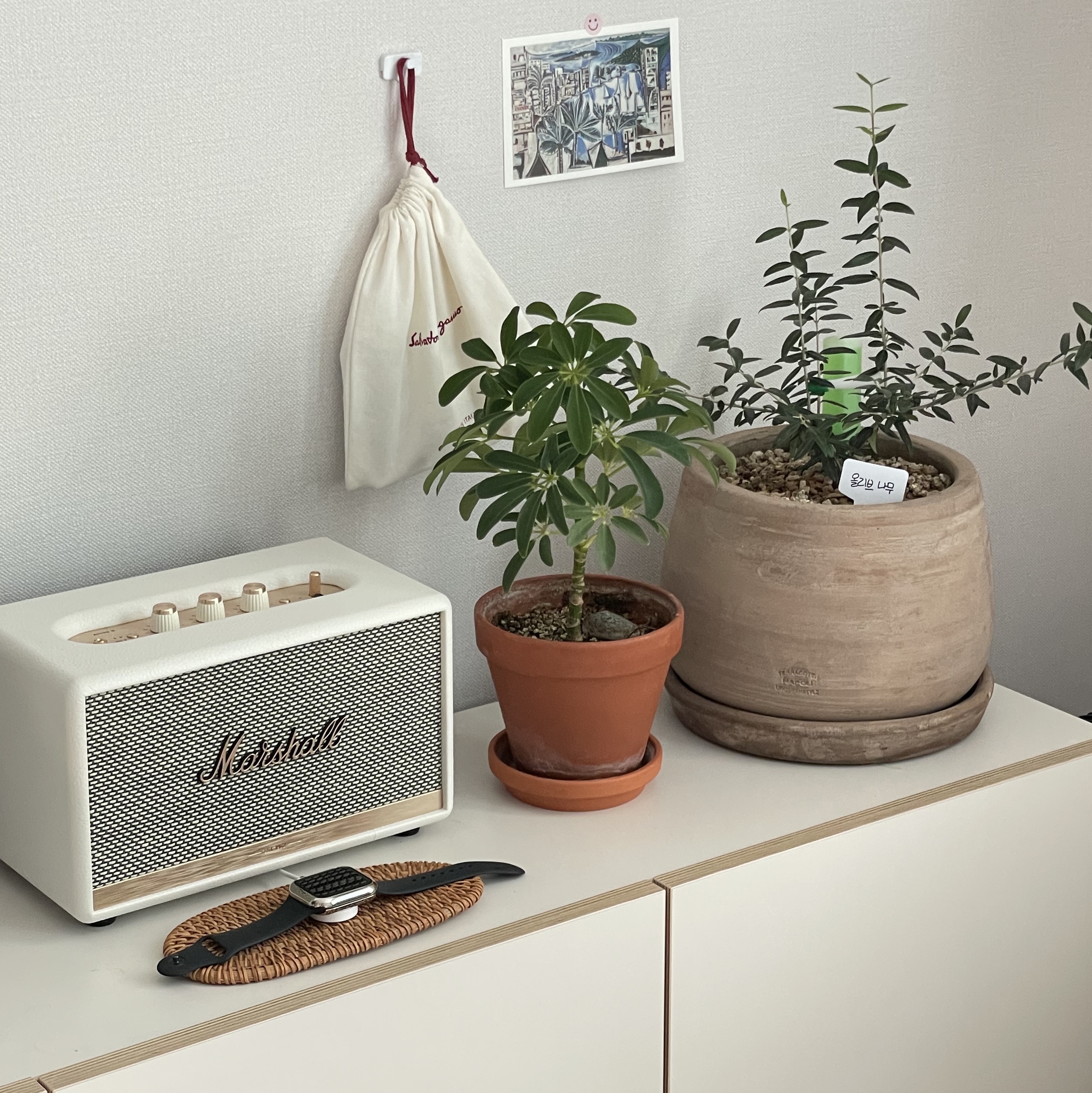 Marshall Acton II Bluetooth White (Korean Ver.) 착용 스타일