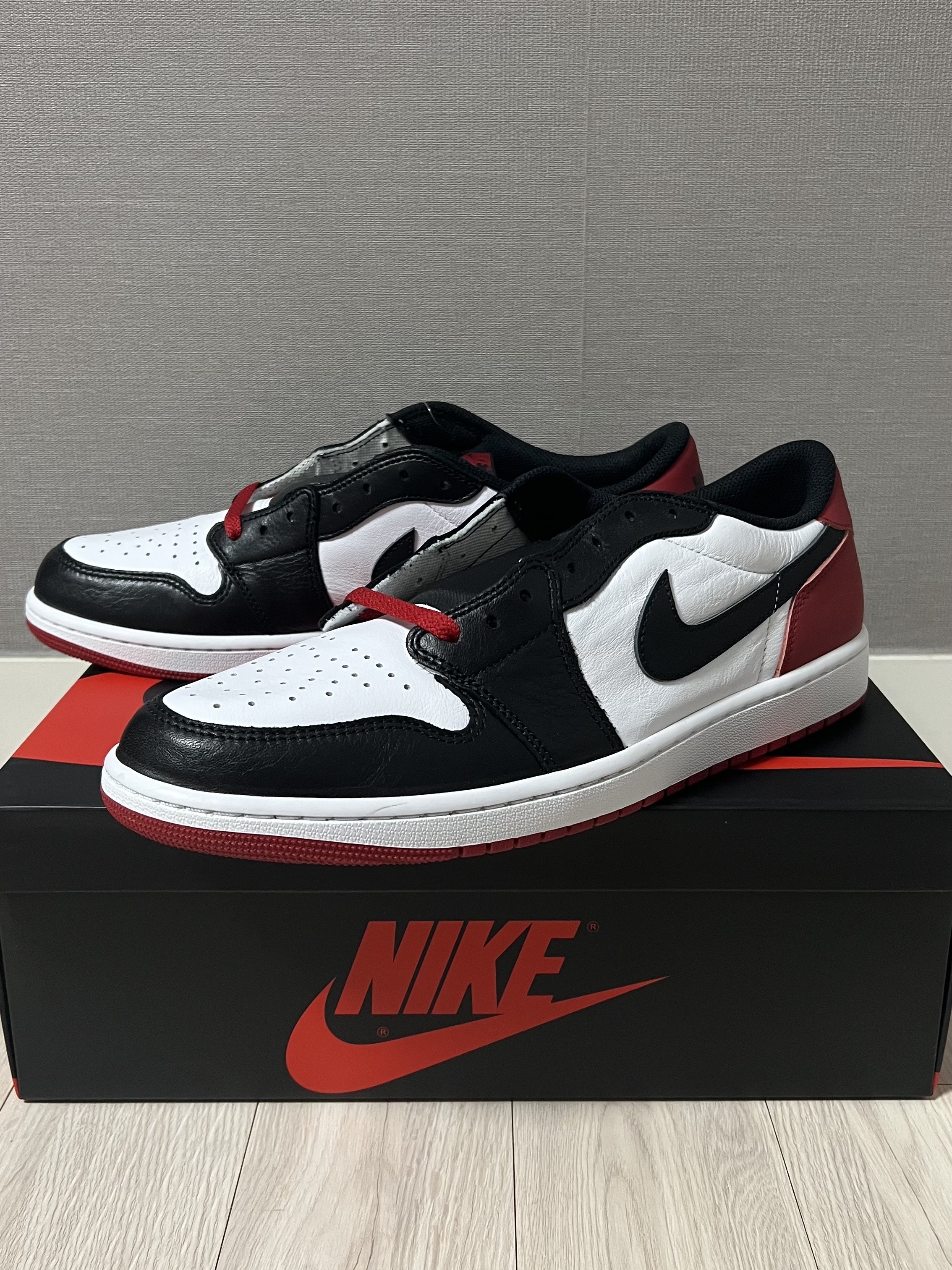 Jordan 1 Retro Low OG Black Toe 착용 스타일