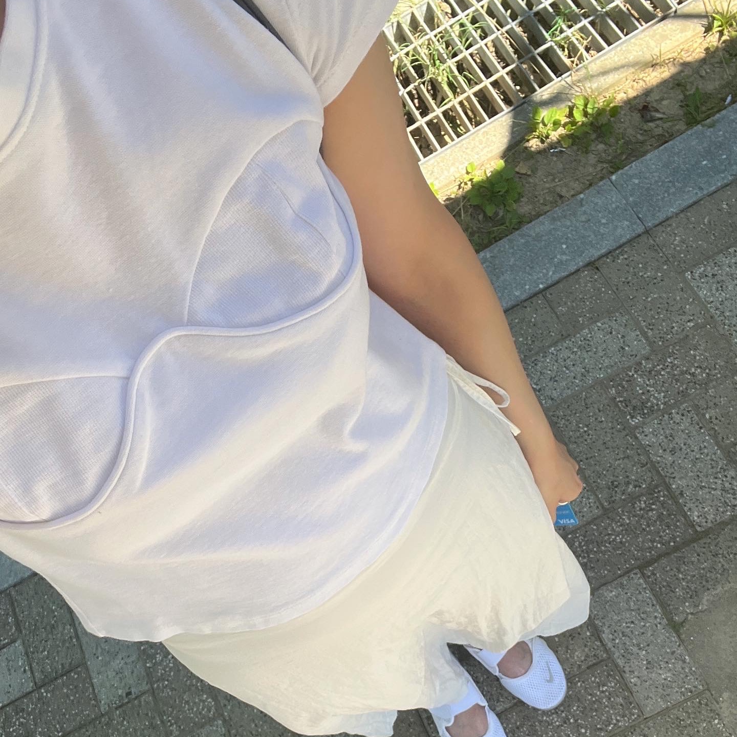 (GS/PS) Nike Air Rift White Wolf Grey 착용 스타일