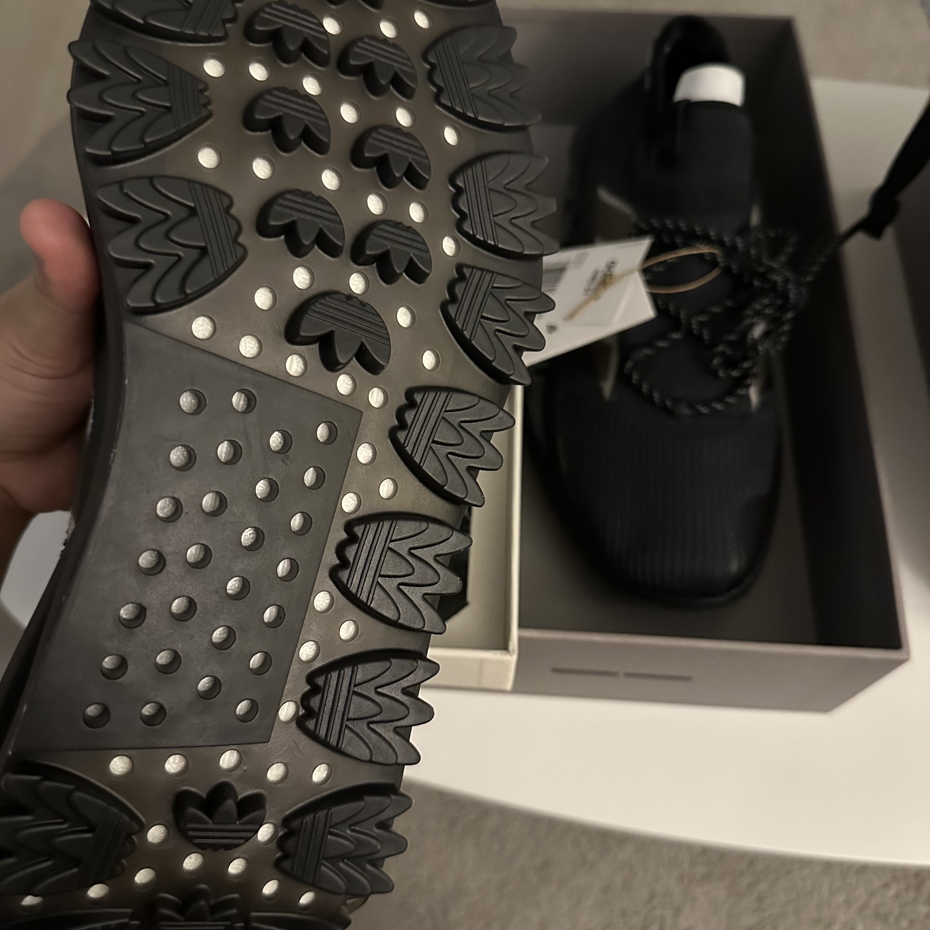 Adidas x Bajowoo NMD S1 Carbon Core Black 착용 스타일 - 5