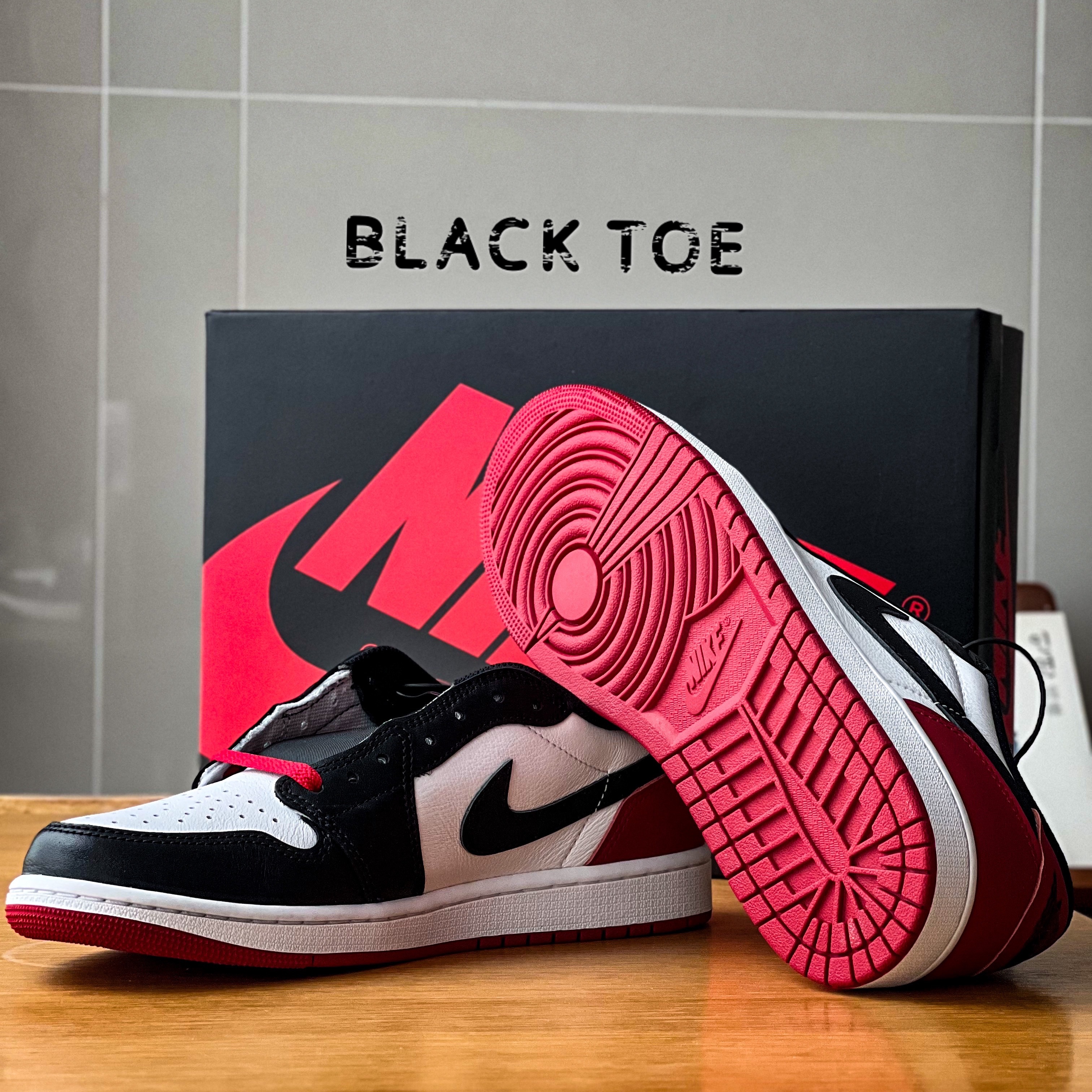 Jordan 1 Retro Low OG Black Toe 착용 스타일