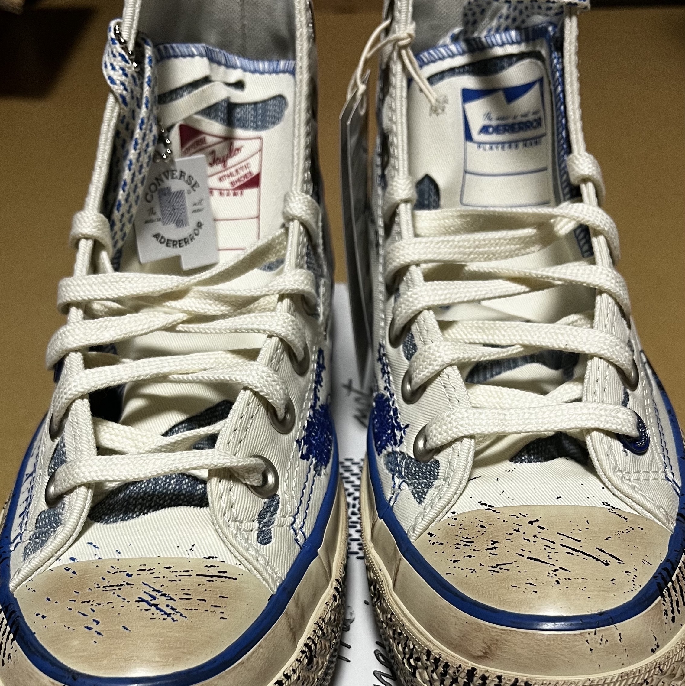 Converse x Ader Error Chuck 70 High White 착용 스타일 - 2