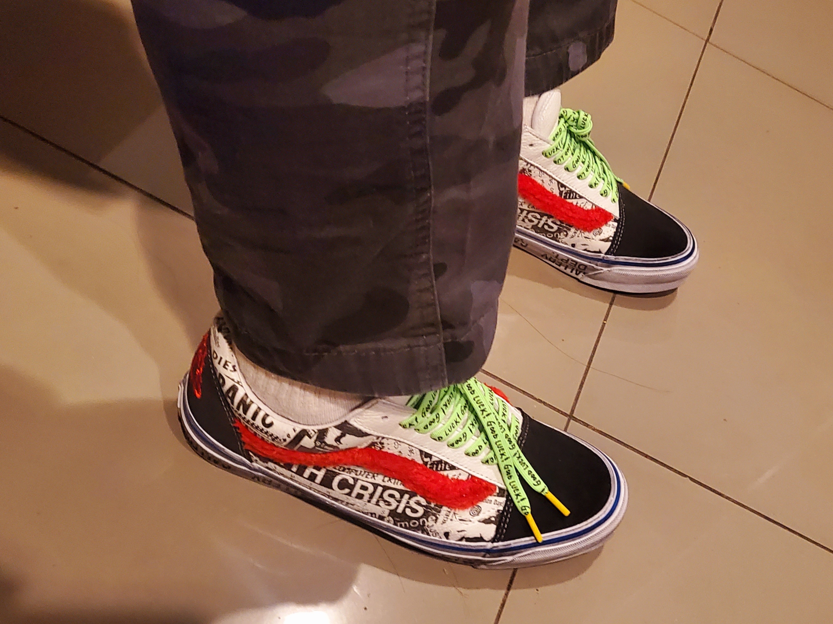 Vans Vault x Gallery Dept. OG Old Skool LX 착용 스타일 - 3