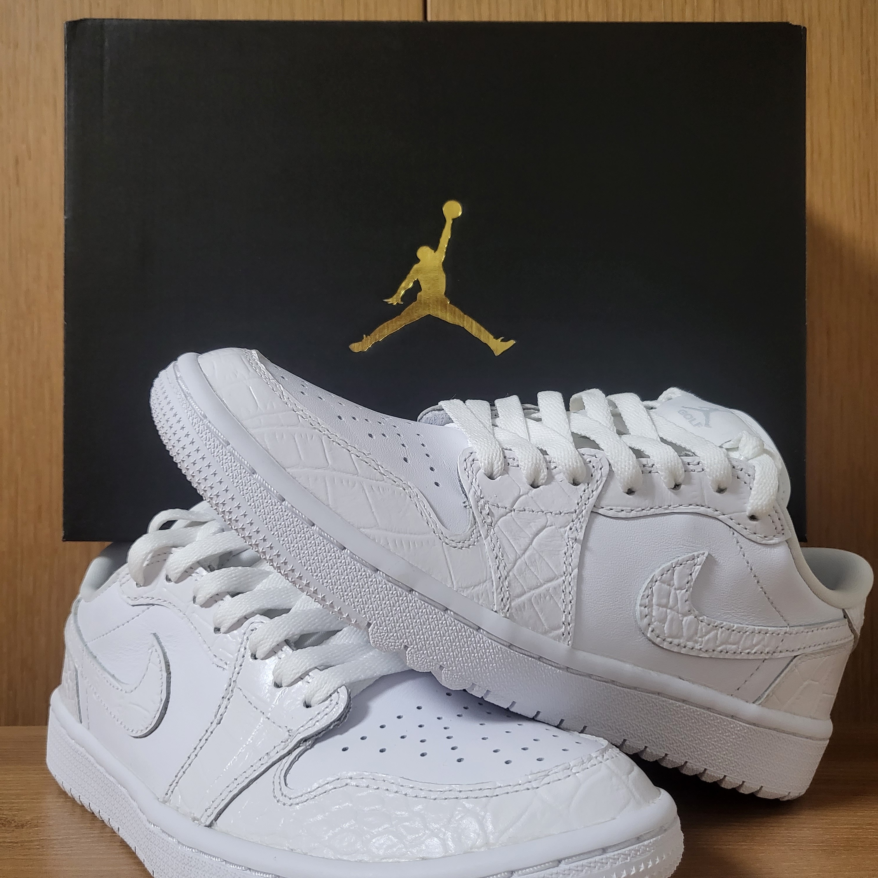 Jordan 1 Low Golf Pure Platinum 착용 스타일 - 5