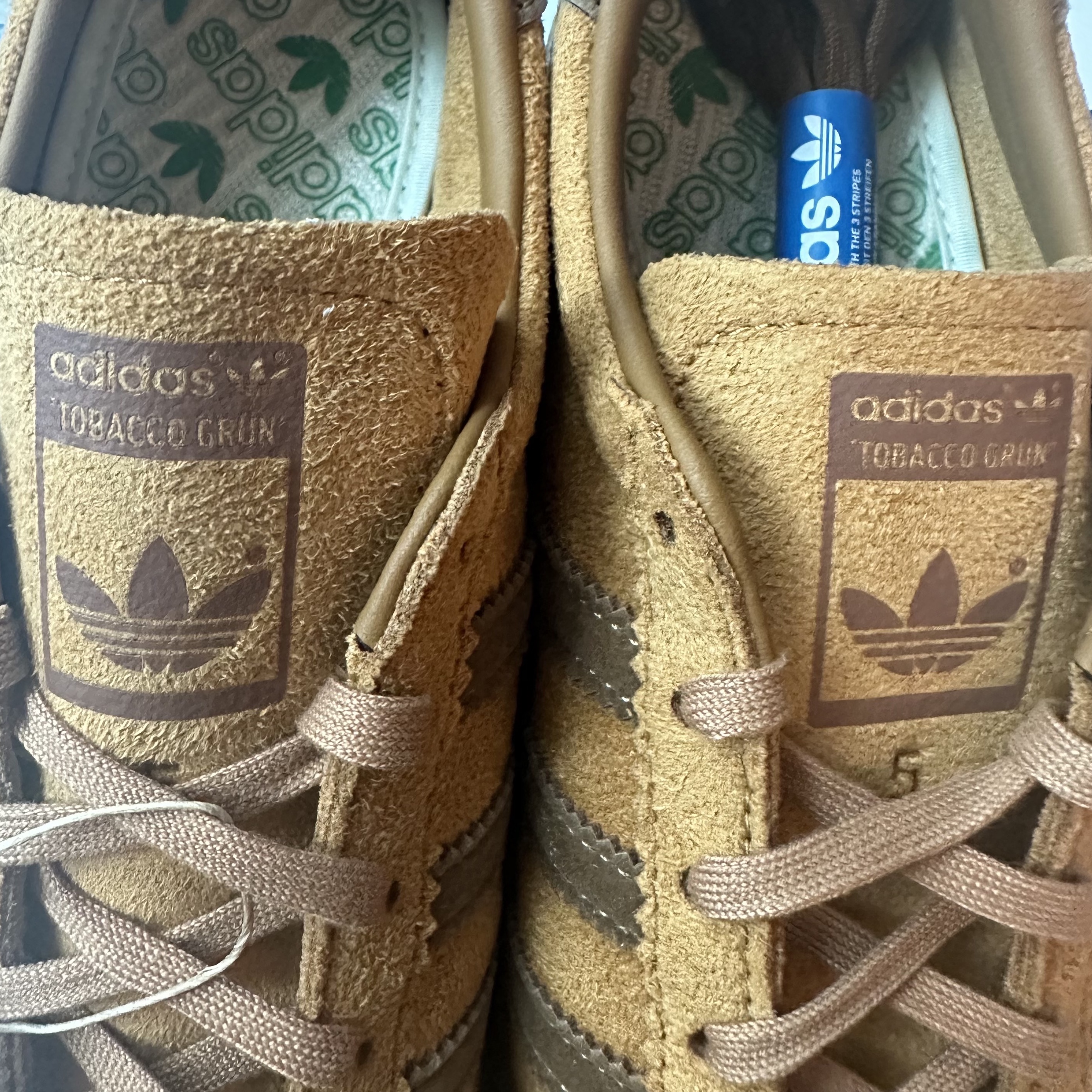 Adidas Tobacco Gruen Mesa Brown Desert 착용 스타일 - 1