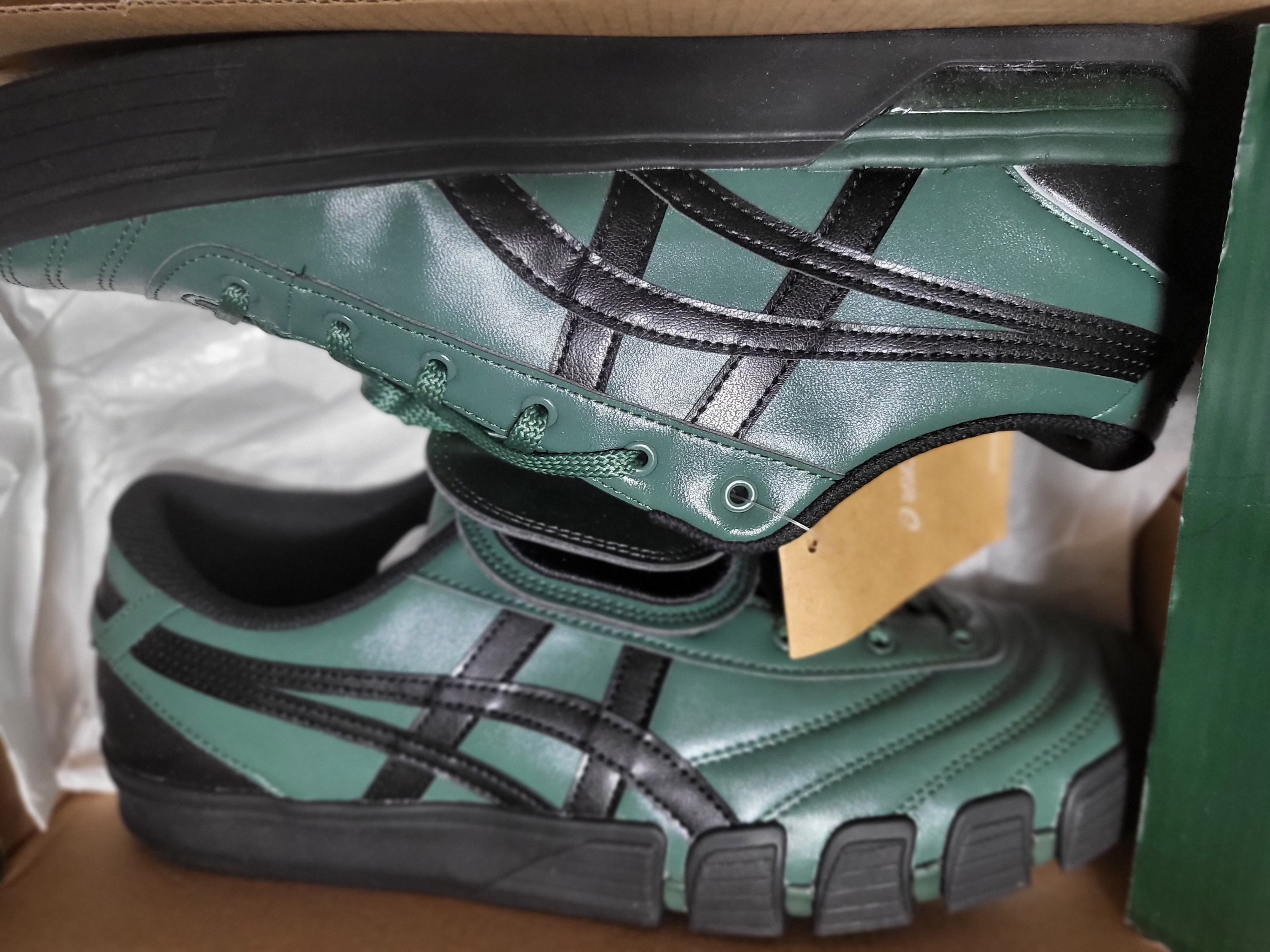 Asics x Otto 958 Gel-Flexkee 958 Hunter Green Black 착용 스타일