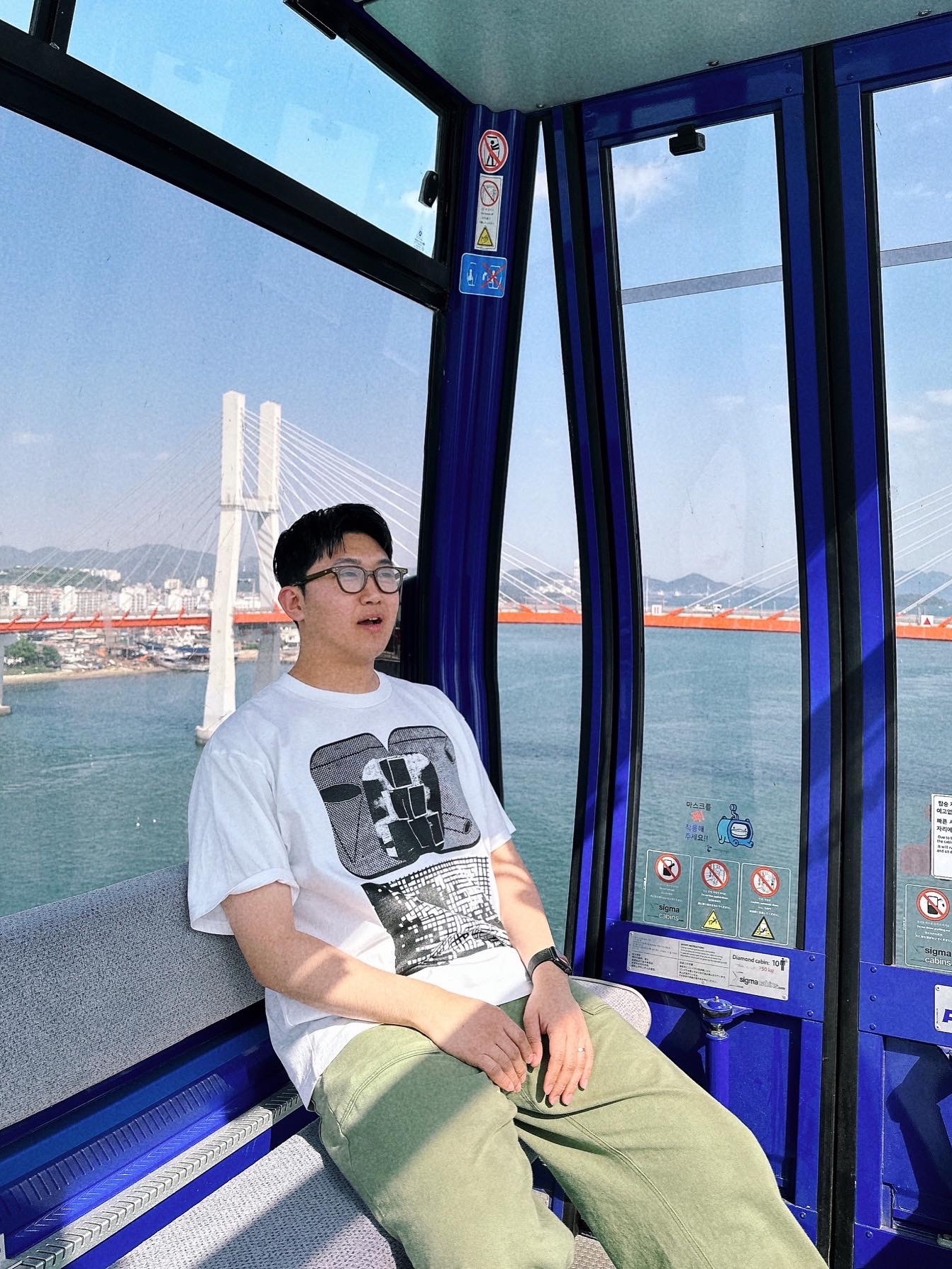 Cav Empt Md Blocked T-Shirt White - 23SS, Asics Jog 100 2 Black 착용 스타일 - 4