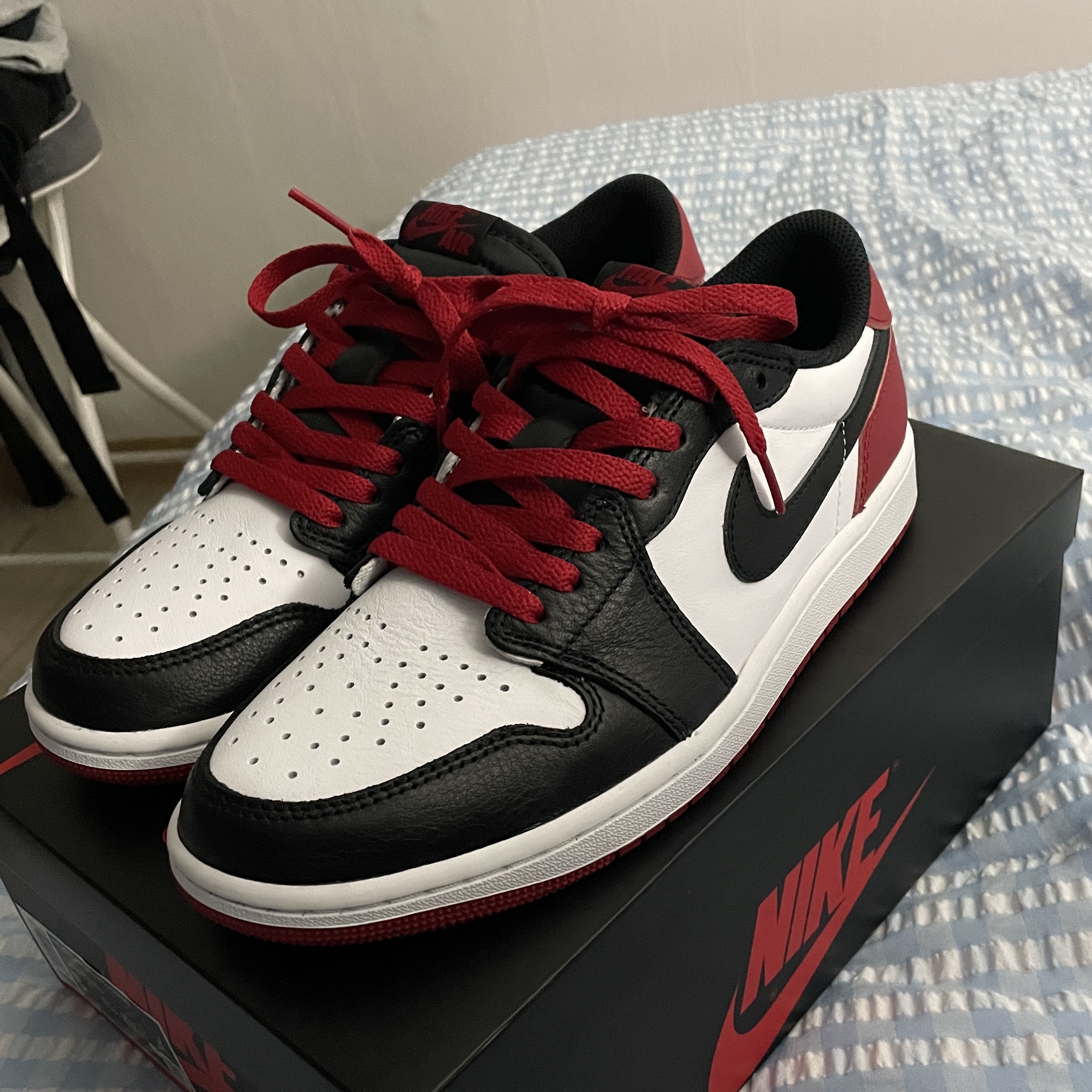 Jordan 1 Retro Low OG Black Toe 착용 스타일